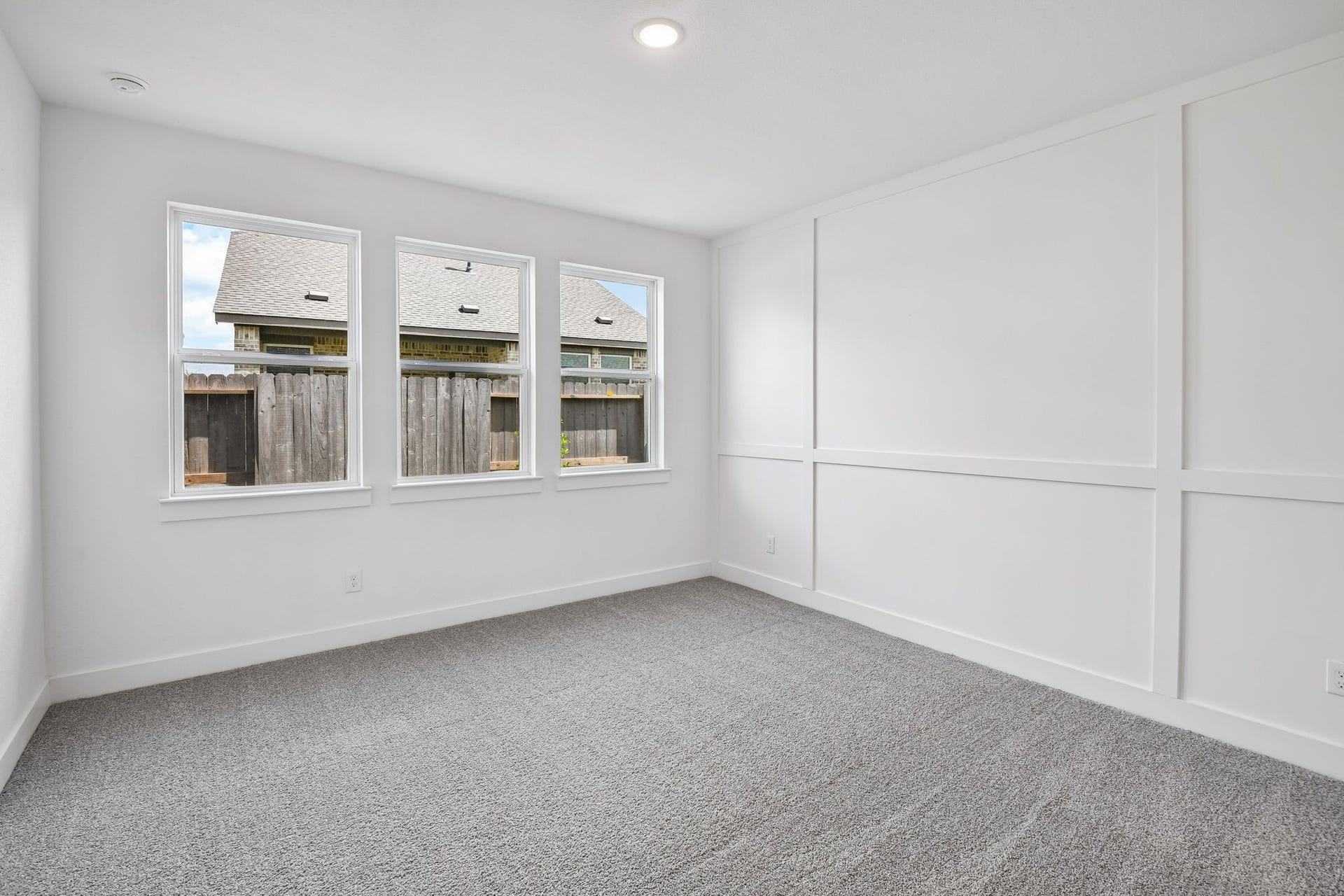 Spacious primary suite