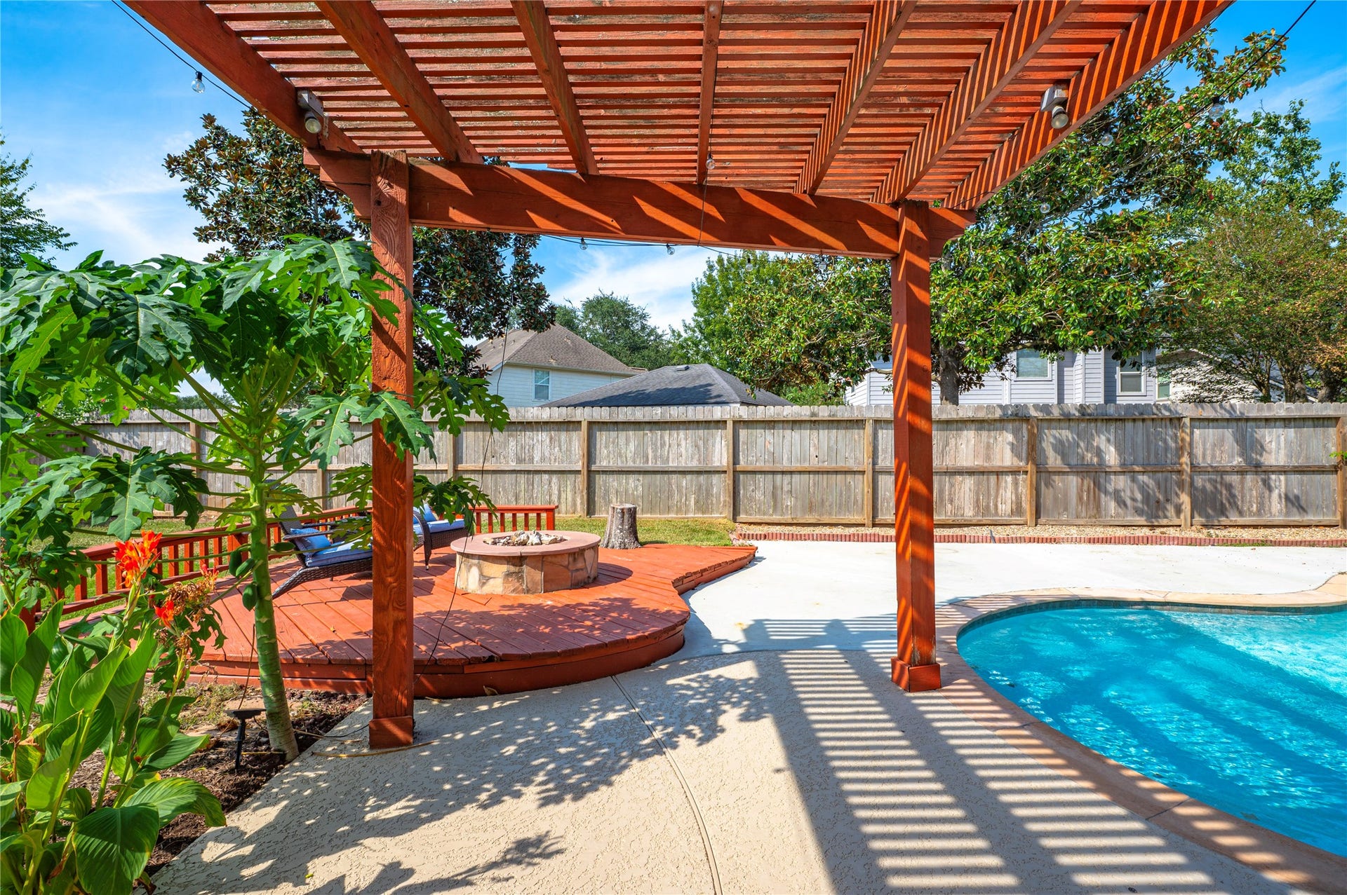 Enjoy your private outdoor space