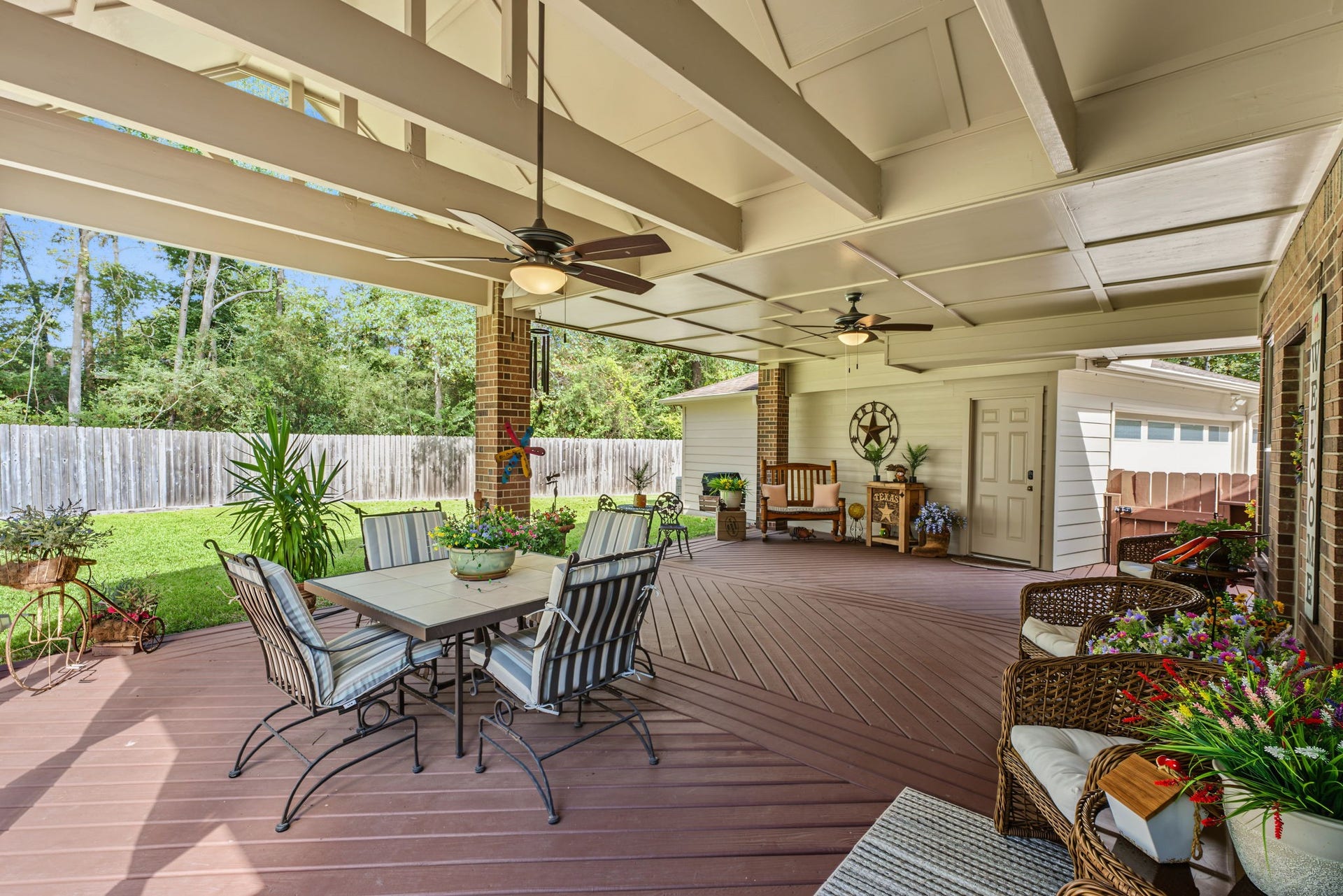 4807 Stonecrop Court, Houston, TX 77345 No rear neighbors looking in on your backyard space.