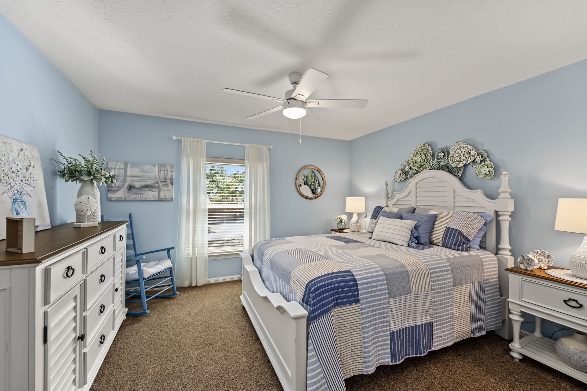 4807 Stonecrop Court, Houston, TX 77345 Bedroom #4 looks out to the front of the home and measures approx 13' x 12'.
