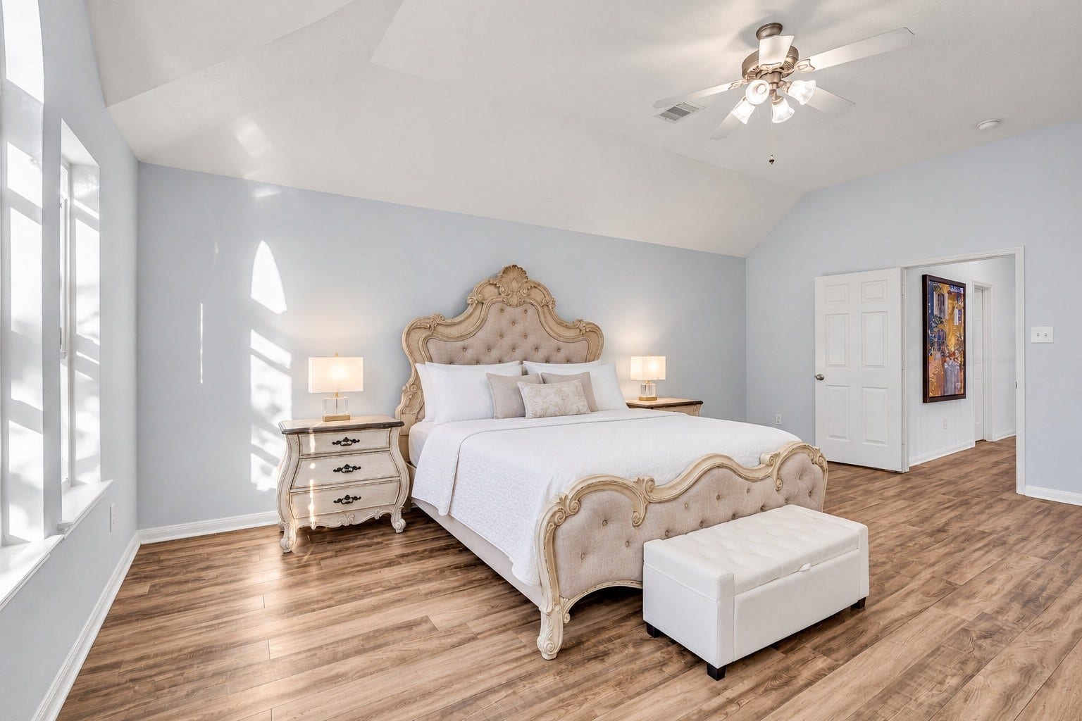1408 S Friendswood Drive, #1301, Friendswood, TX 77546 No carpet in this house and plenty of natural light.