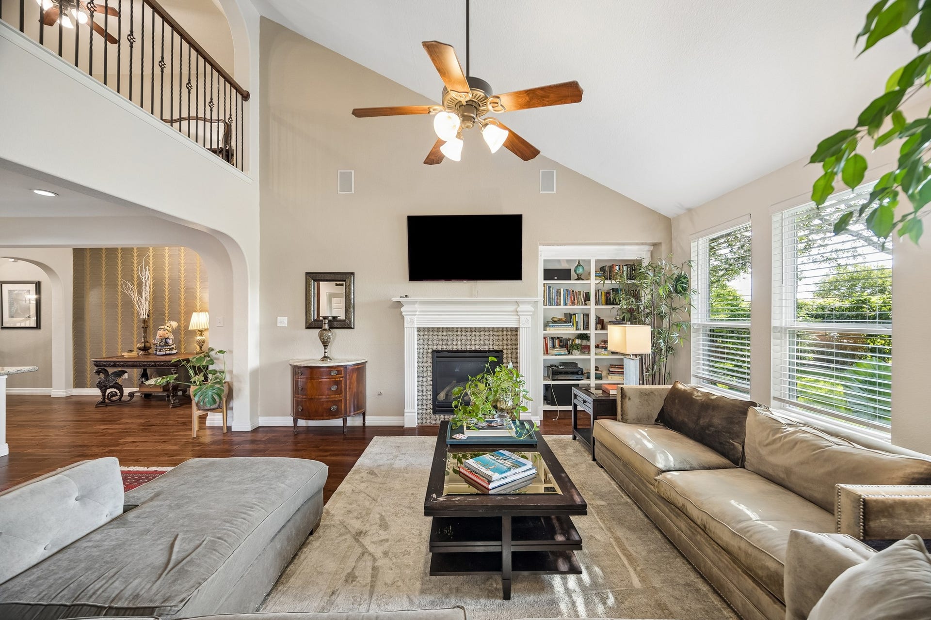 3102 London Lane, Missouri City, TX 77459 Open to the game room above, the layout is ideal for keeping an eye on the kids playing upstairs.