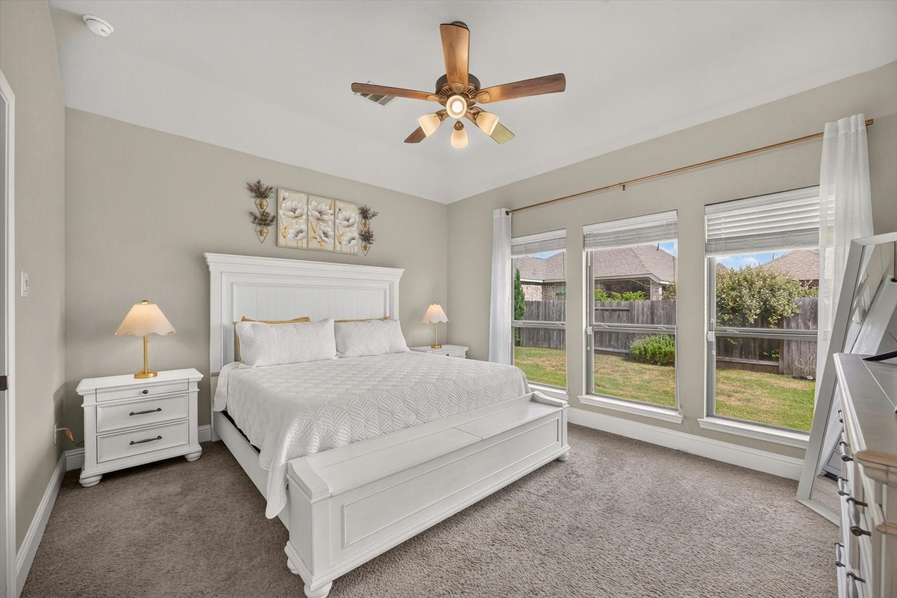 23026 Needlegrass Road, Katy, TX 77493 Peaceful primary suite filled with natural light.