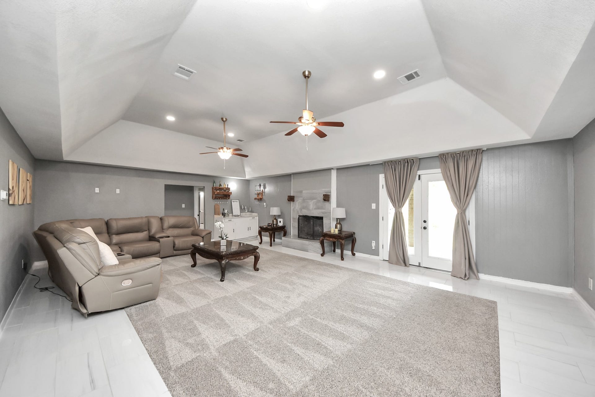 5241 County Road 819, Brazoria, TX 77422 Welcome to the spacious living room; the perfect setup for game days, summer nights, and everything in between.