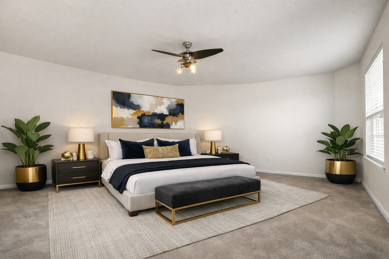2990 Creek Falls Court, Pearland, TX 77581 primary bedroom virtually staged