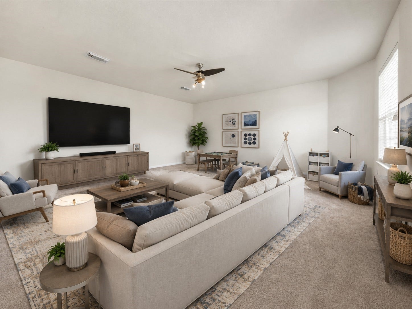2990 Creek Falls Court, Pearland, TX 77581 game room- virtually staged