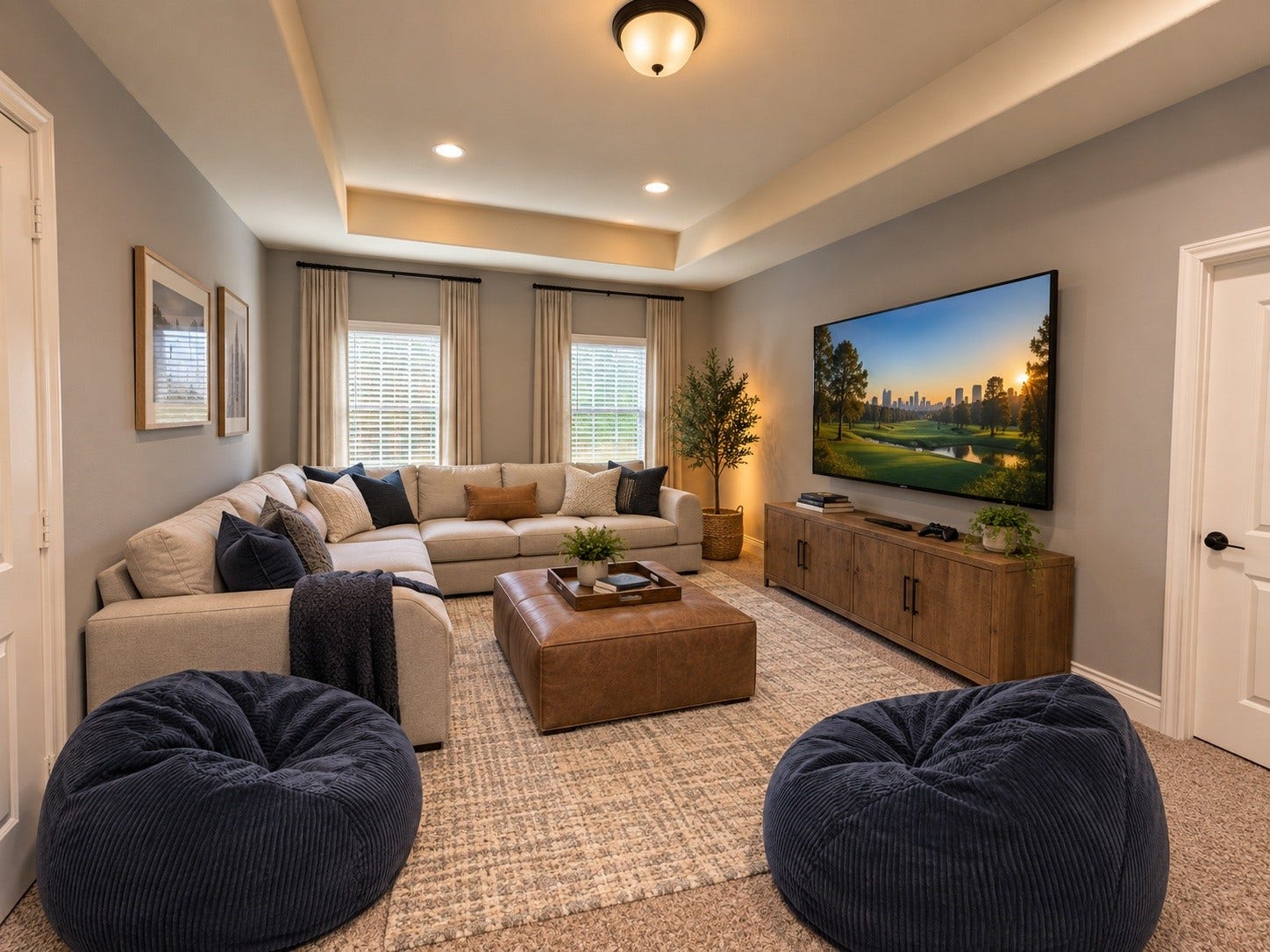 9723 Painted Stone Court, Cypress, TX 77433 Transform this versatile game room into the perfect spot for memorable gatherings with friends and family.