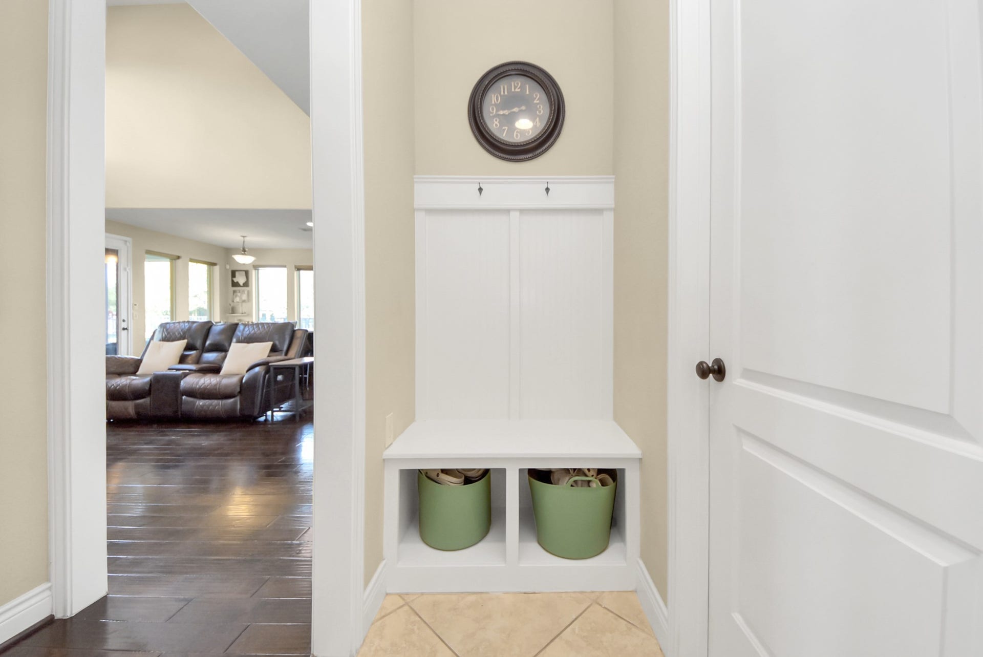 9723 Painted Stone Court, Cypress, TX 77433 Drop zone conveniently located just outside the 3 car tandem garage
