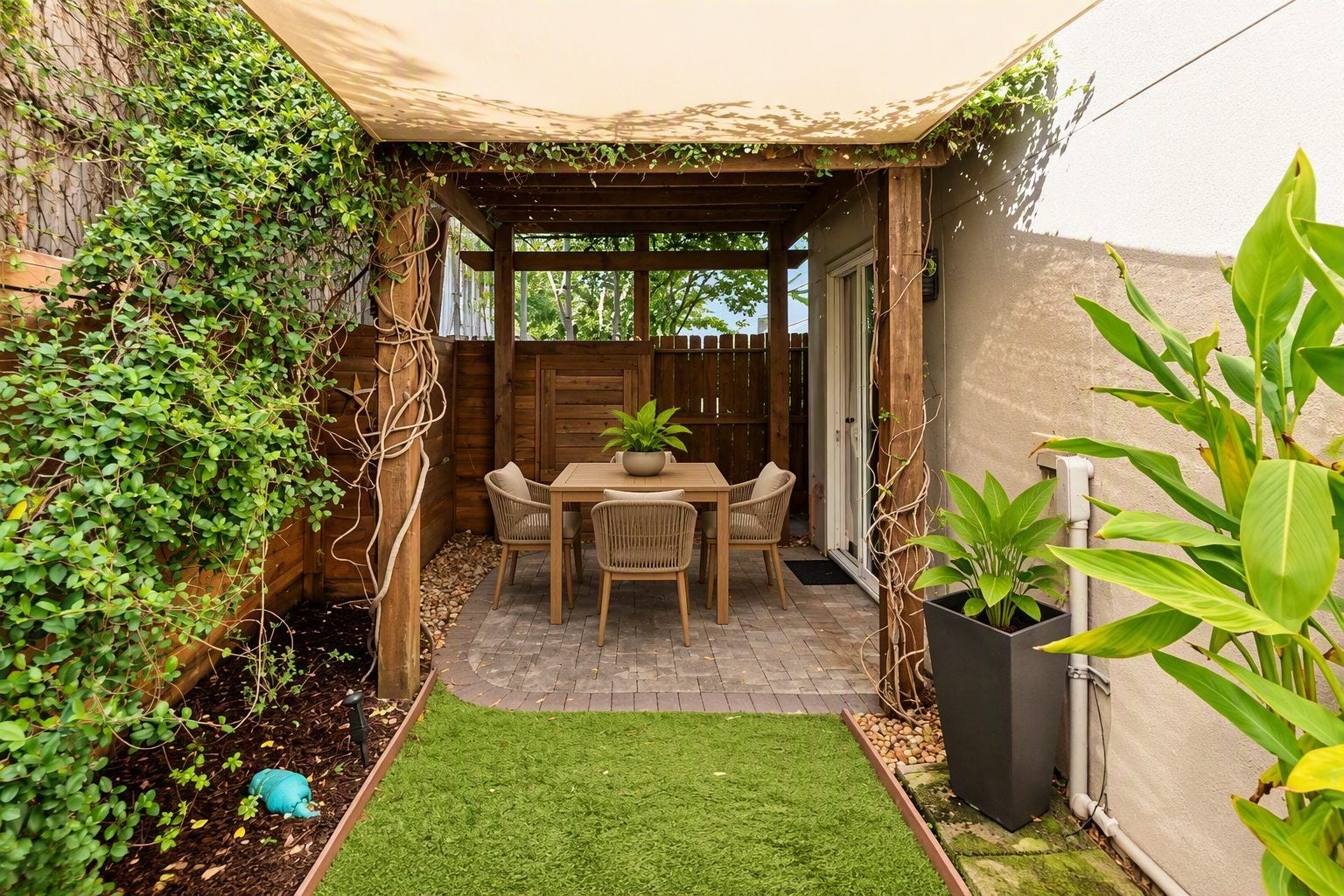 Virtual Staging Backyard