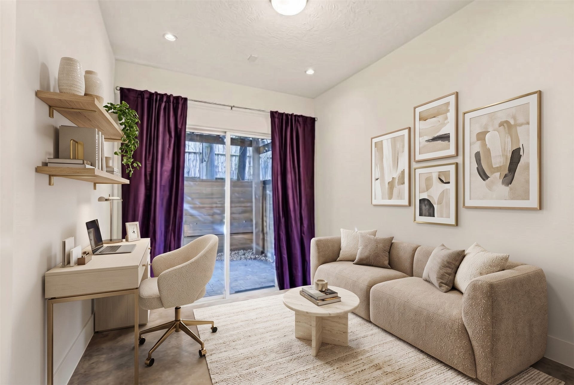 Virtual Staging For Study Room
