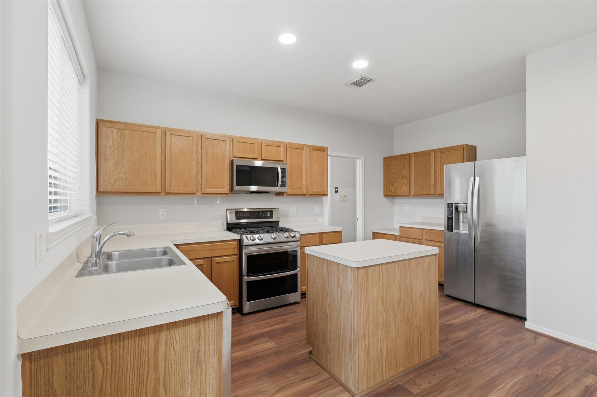 Alternate view of the kitchen.