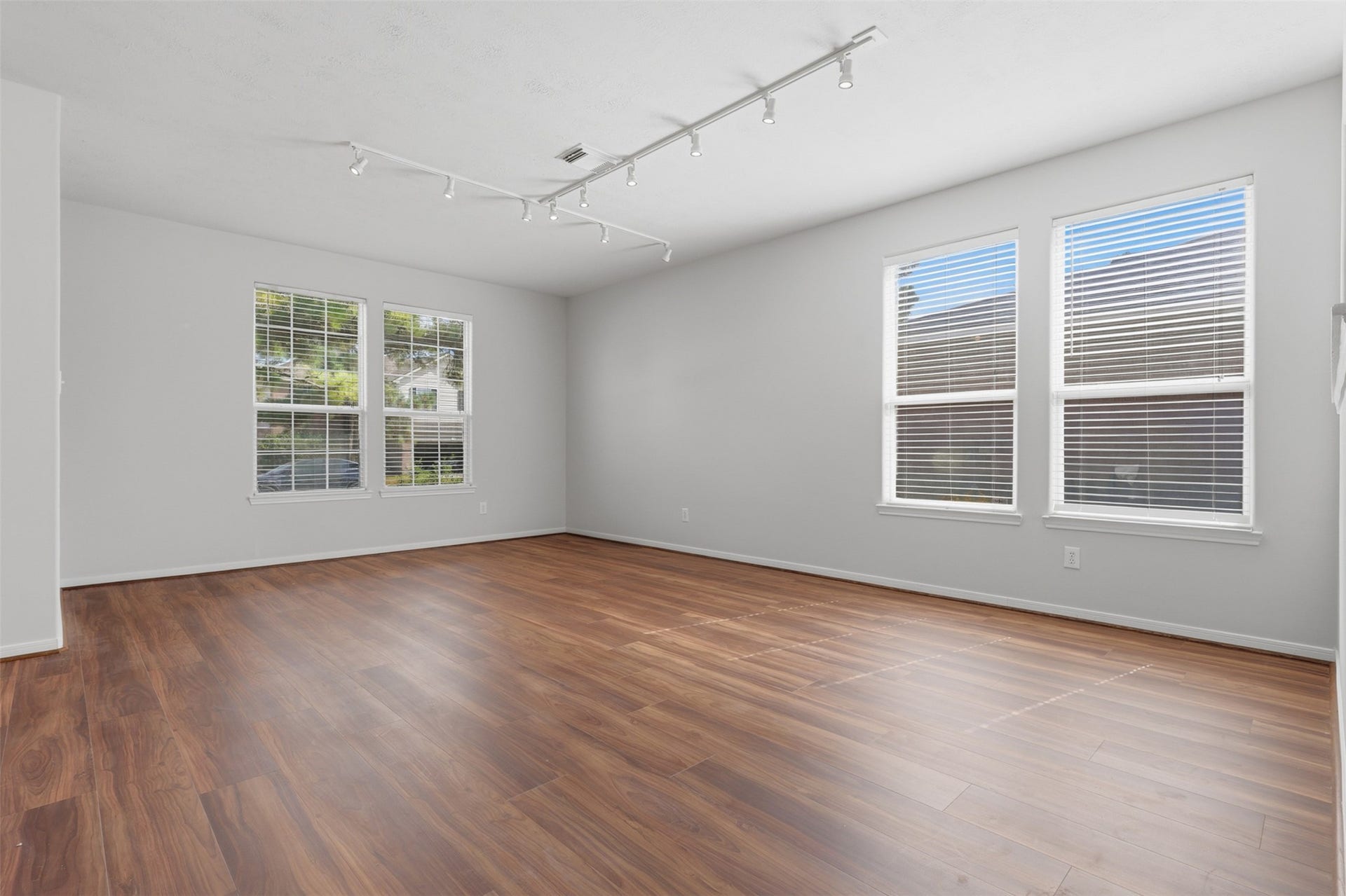 This open layout offers plenty of room for entertaining, dining, or creating a versatile flex space. With endless possibilities, this space is ready for you to make it your own.