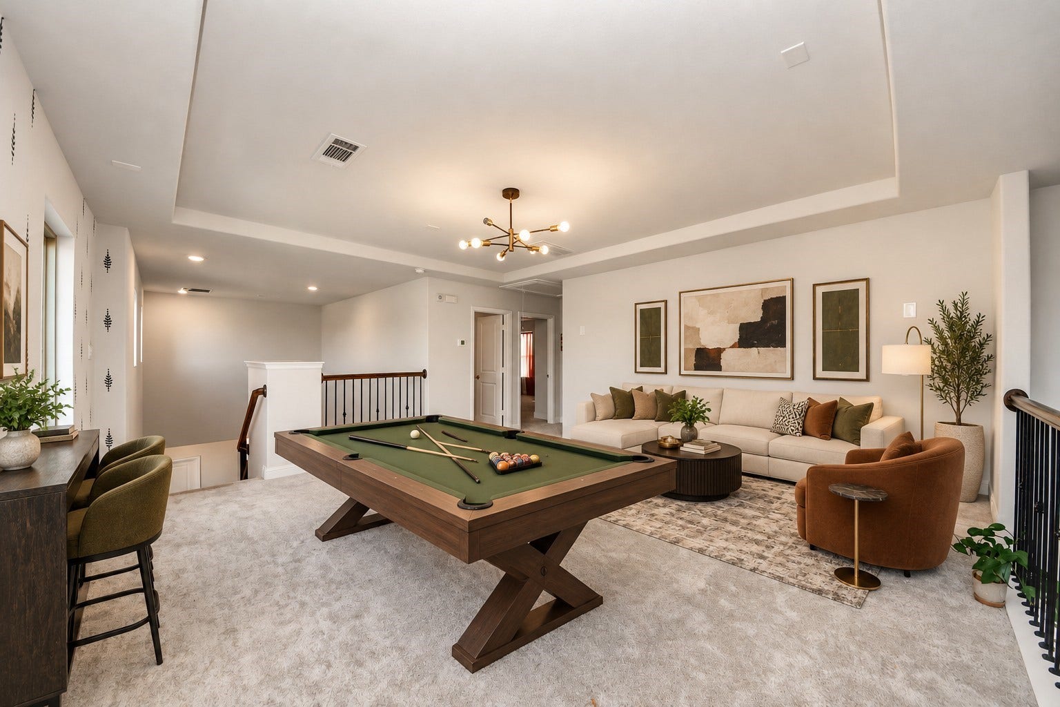 4251 Colony Lane, Missouri City, TX 77459 Virtually staged game room.