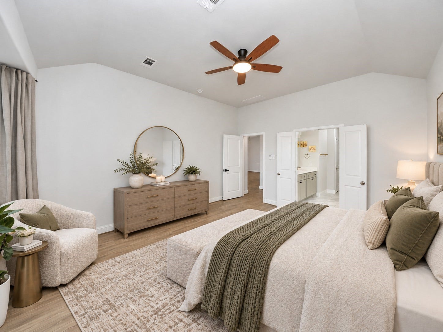 4251 Colony Lane, Missouri City, TX 77459 Virtually staged primary bedroom.