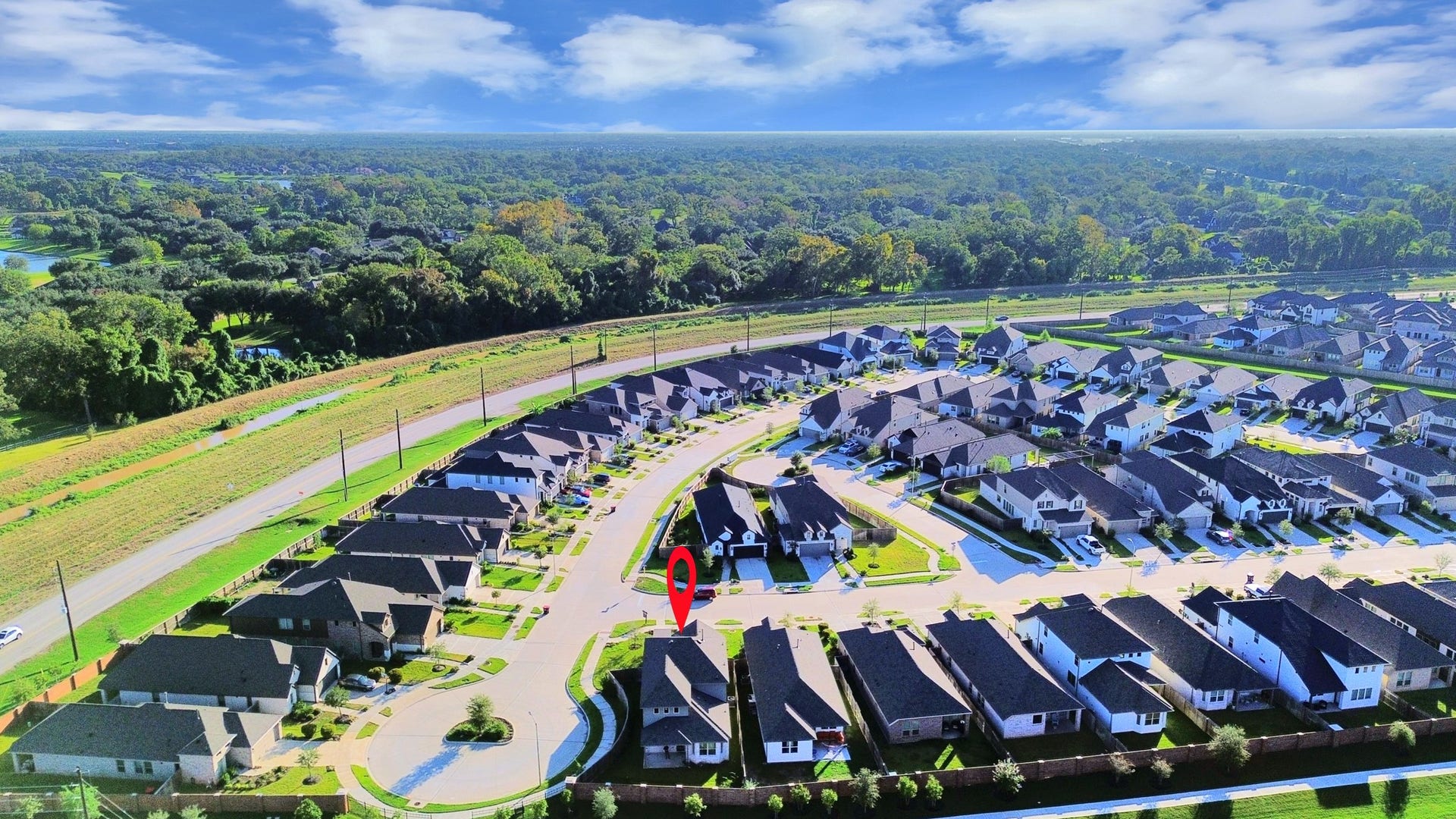 4251 Colony Lane, Missouri City, TX 77459 Aerial view