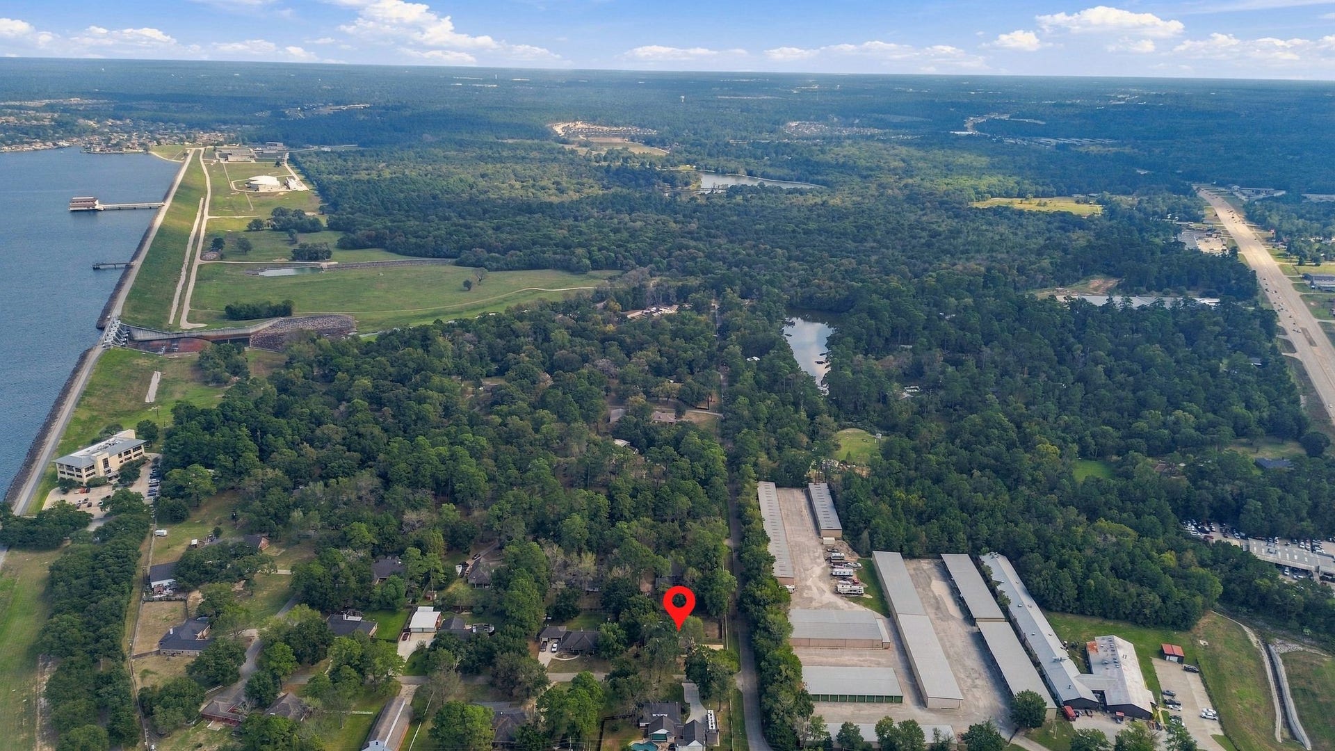 1065 Heritage Lane, Conroe, TX 77304 Another overhead look at your proximity to the lake! So hard to find!
