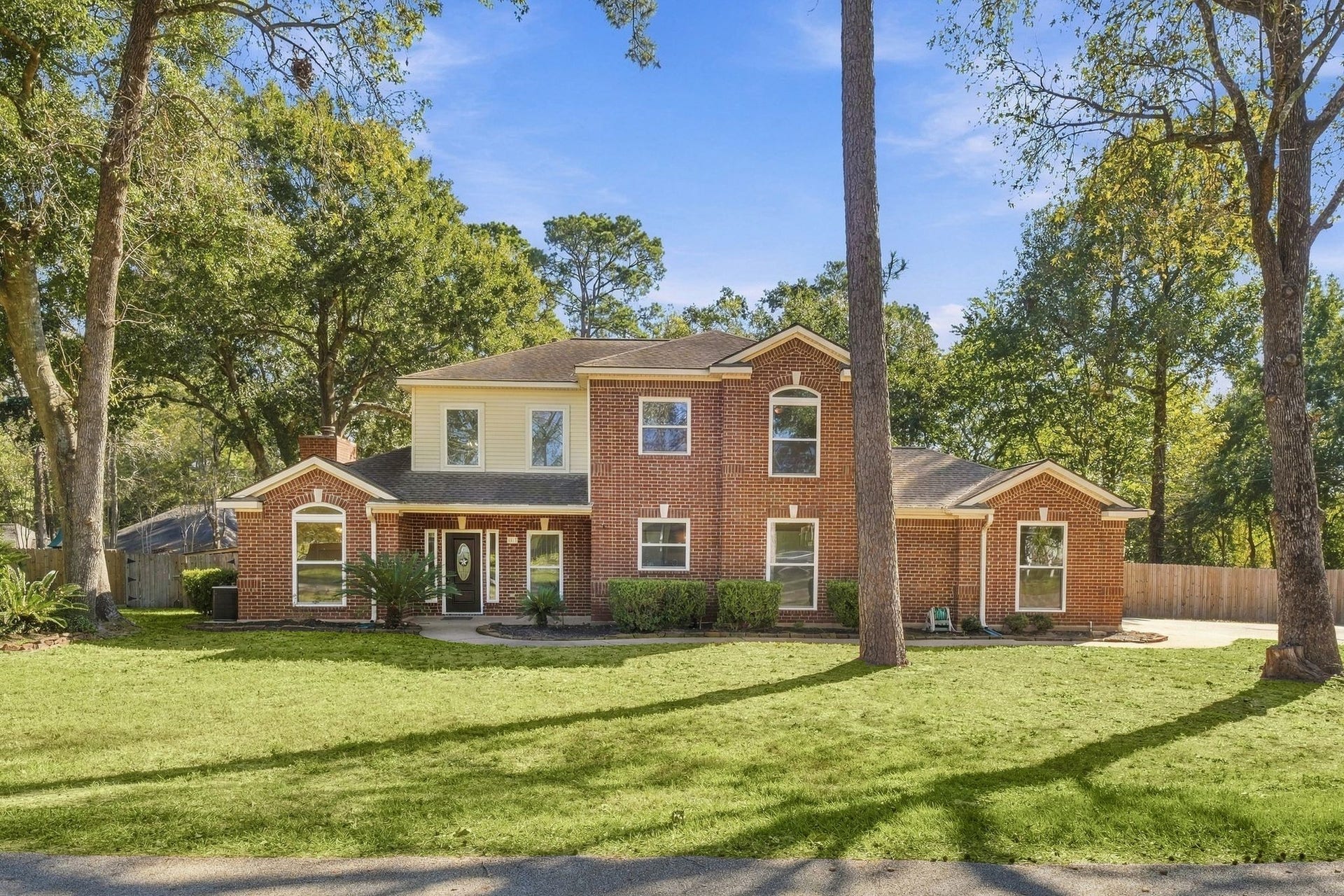 1065 Heritage Lane, Conroe, TX 77304 This two story brick home has 4 bedrooms, 2 and a half baths, and updates galore!