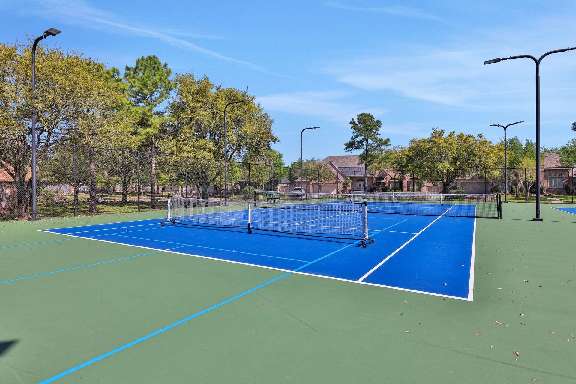 Community Tennis and pickleball courts for your enjoyment.