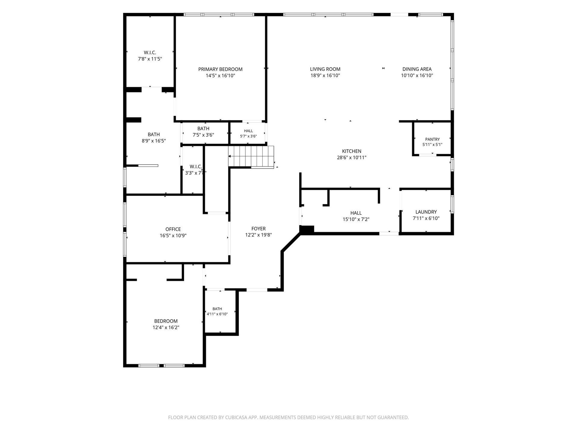 7006 San Bernard Trail, Katy, TX 77493 Level 1 floorplan
All dimensions are estimate, buyer to verify