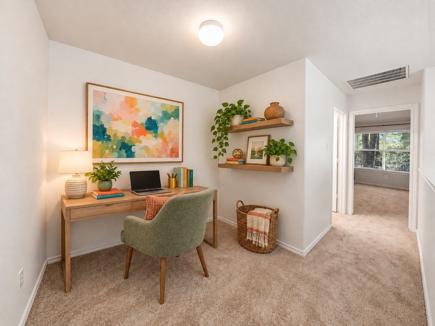 30 Blue Creek Place, The Woodlands, TX 77382 Brand new carpet in all the areas! Loft space would be perfect for a workspace, play area, or even gym equipment!
