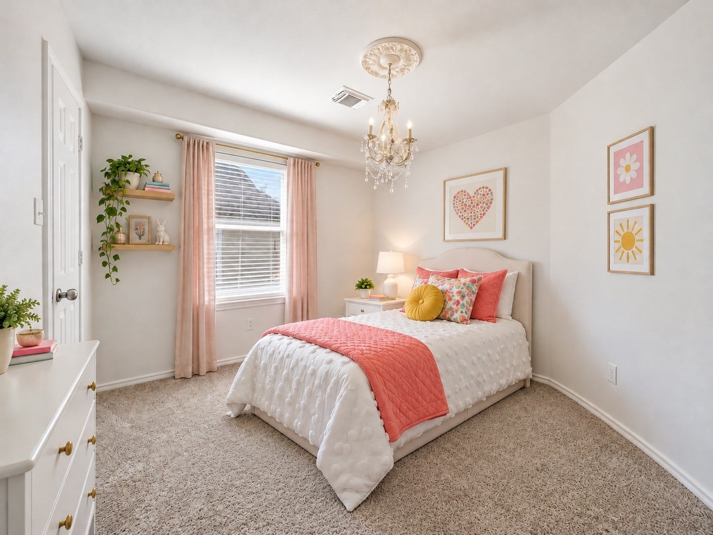 30 Blue Creek Place, The Woodlands, TX 77382 One of two secondary bedrooms, NEW CARPET throughout!