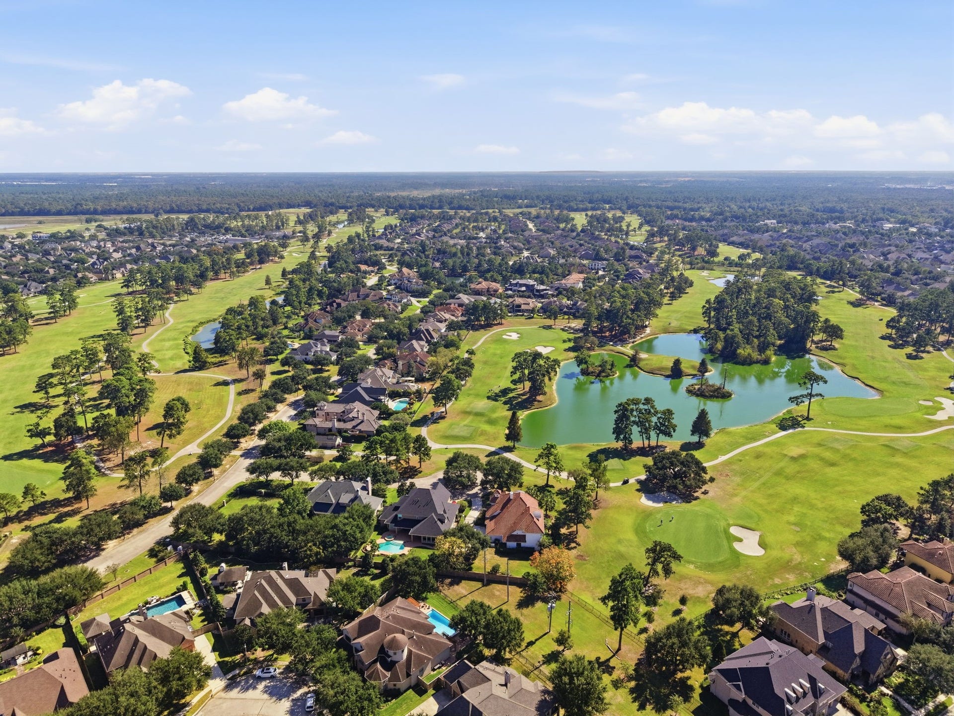 Scenic fairways, ponds, mature trees, and an extensive network of walking and jogging trails make it easy to enjoy the outdoors in Fall Creek.