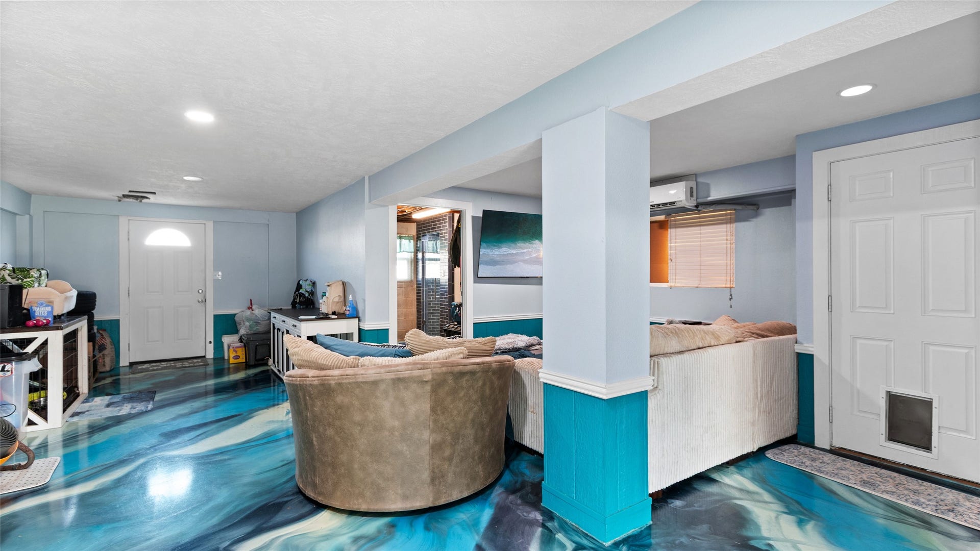 Ground level living space