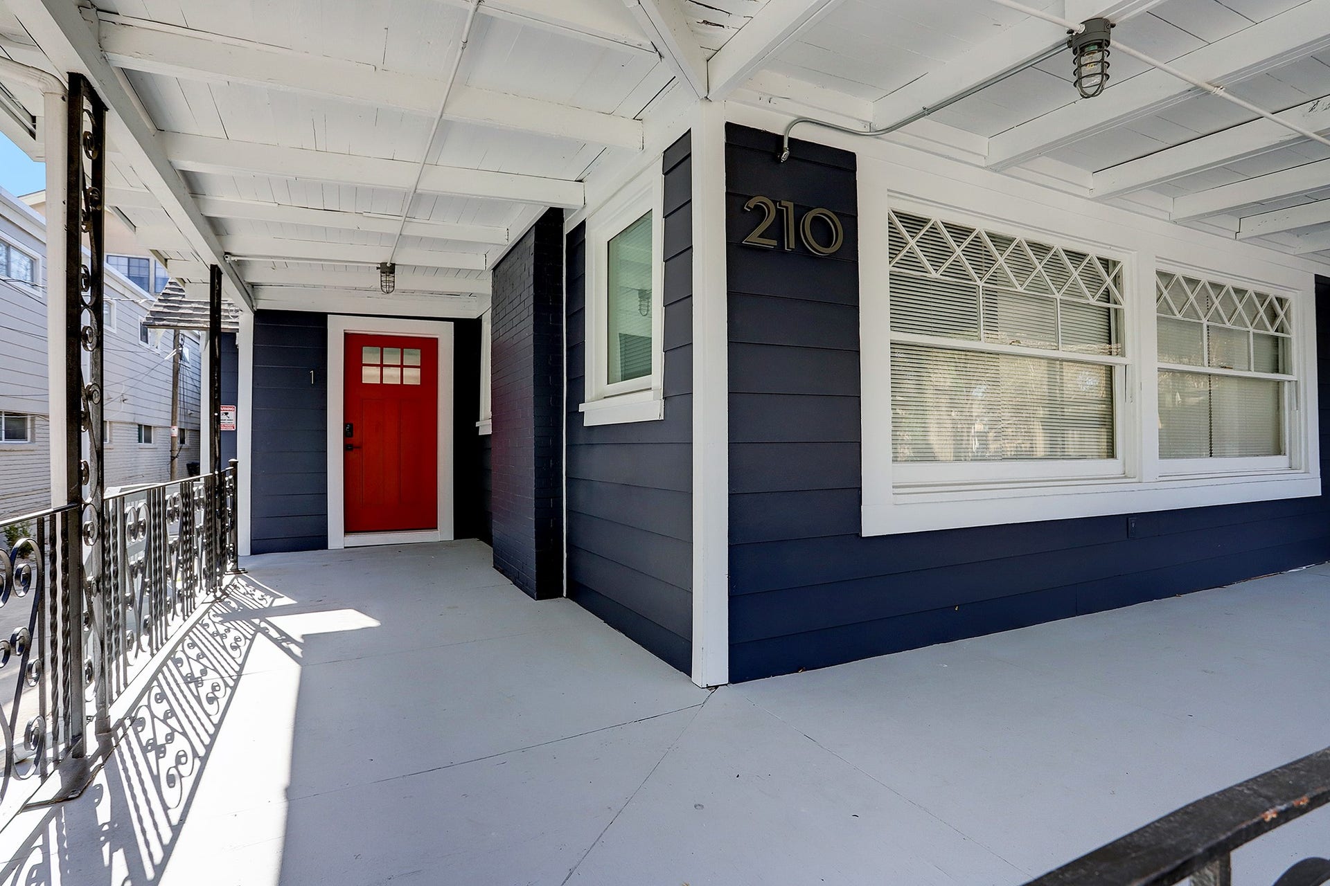 Front door to Unit 1. Welcome to your new home!