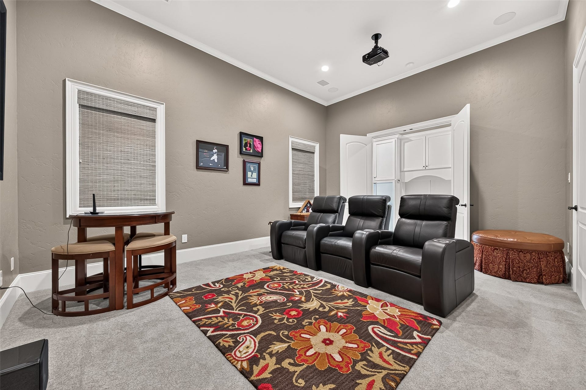 28723 Post Oak Run, Magnolia, TX 77355 Media room-could also be used as an additional bedroom or office.