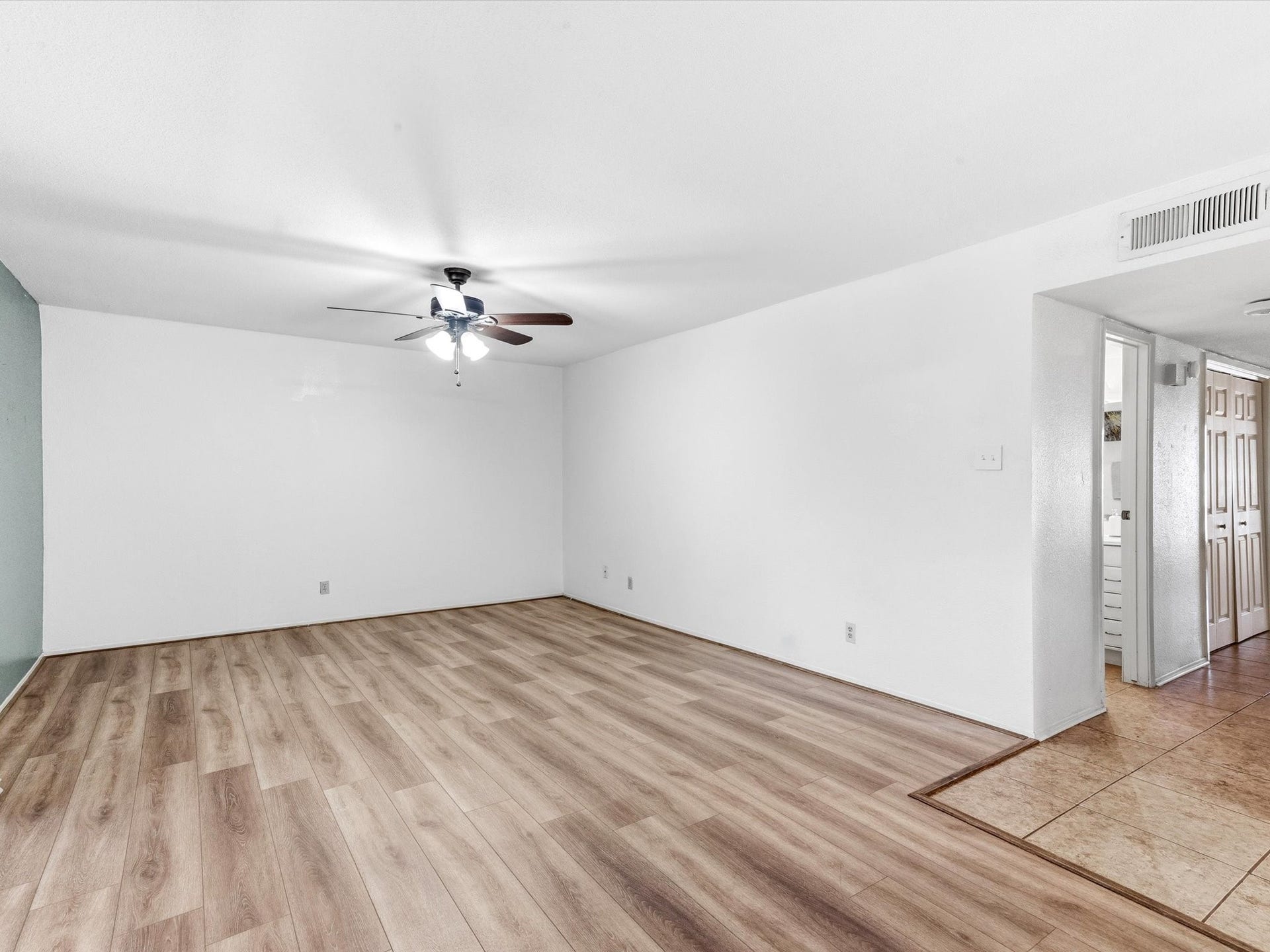 Another angle showcasing the room's generous space and flexible layout.