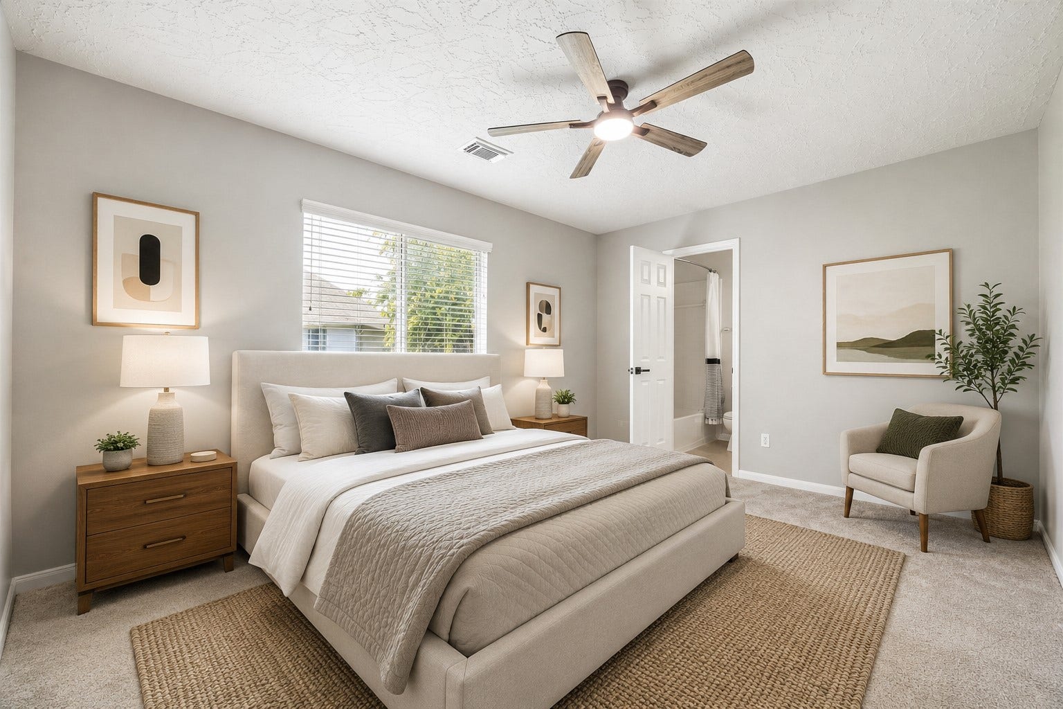 8126 BUFFALO SPRINGS COURT, Sugar Land, TX 77479 BEDROOM 2. *Virtually staged.