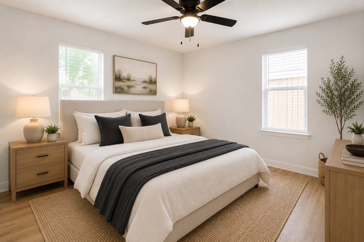 3048 Briarwick Lane, Houston, TX 77093 Virtually Staged Bedroom 3