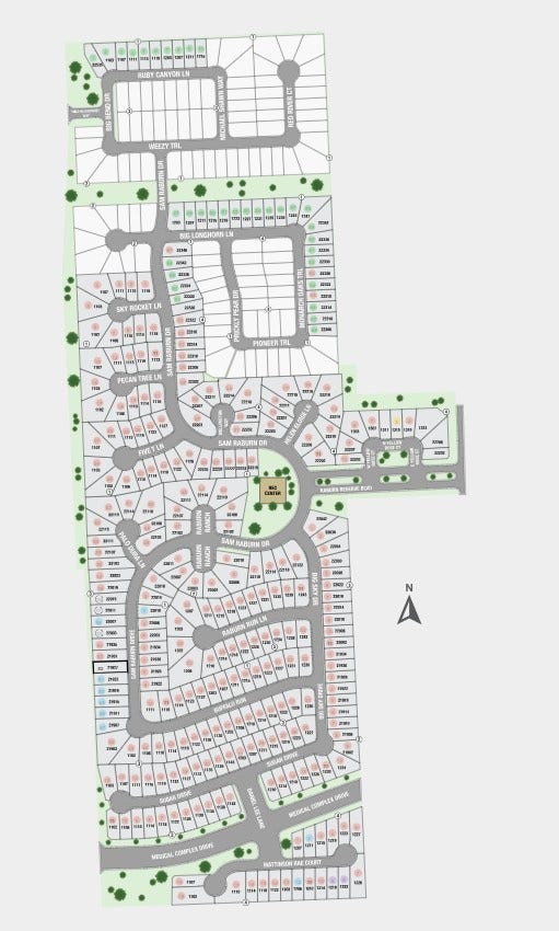 21927 Sam Raburn Drive, Tomball, TX 77375 Raburn Reserve Sitemap
