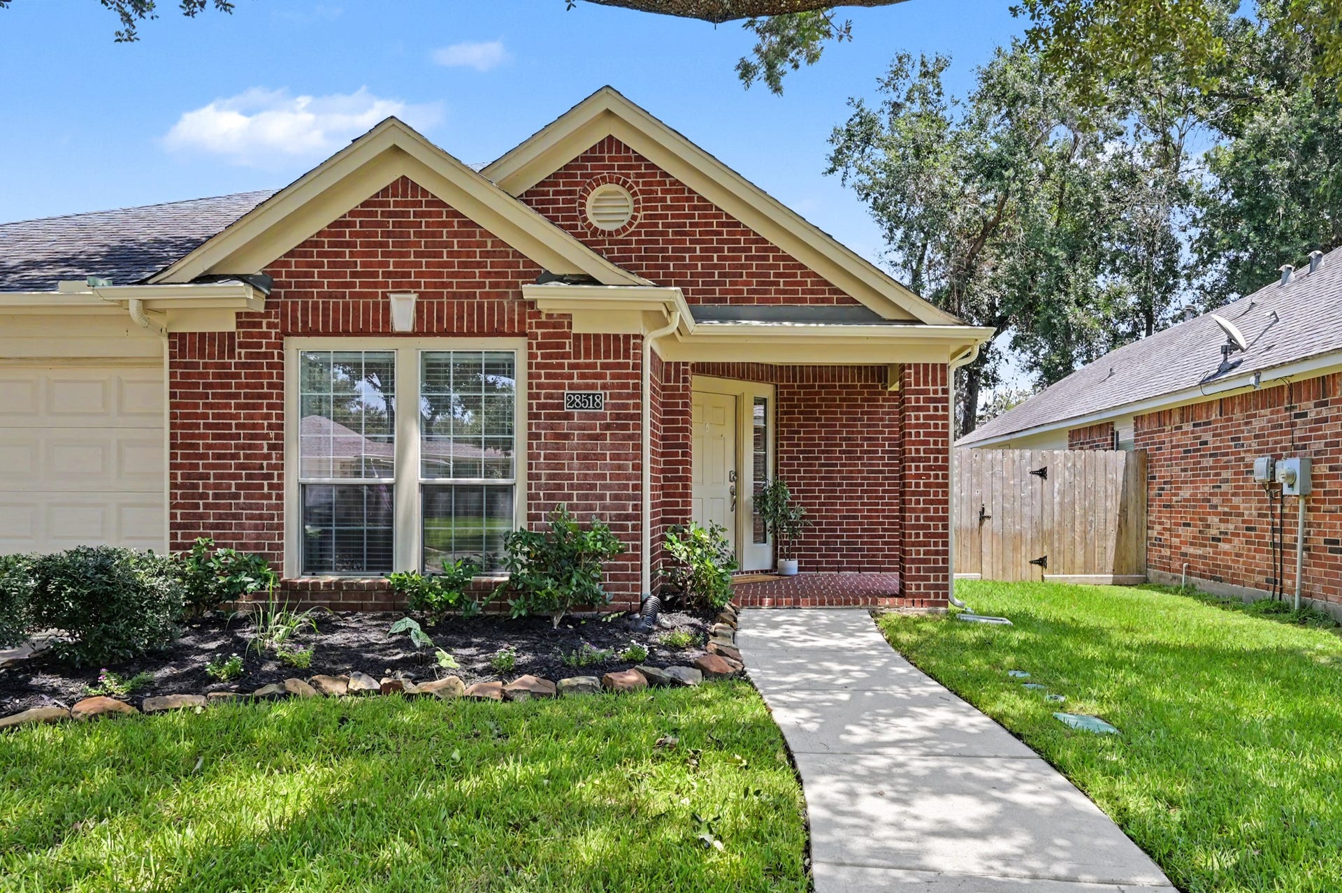 Now let's venture up your sidewalk for a closer look at that spacious front porch.