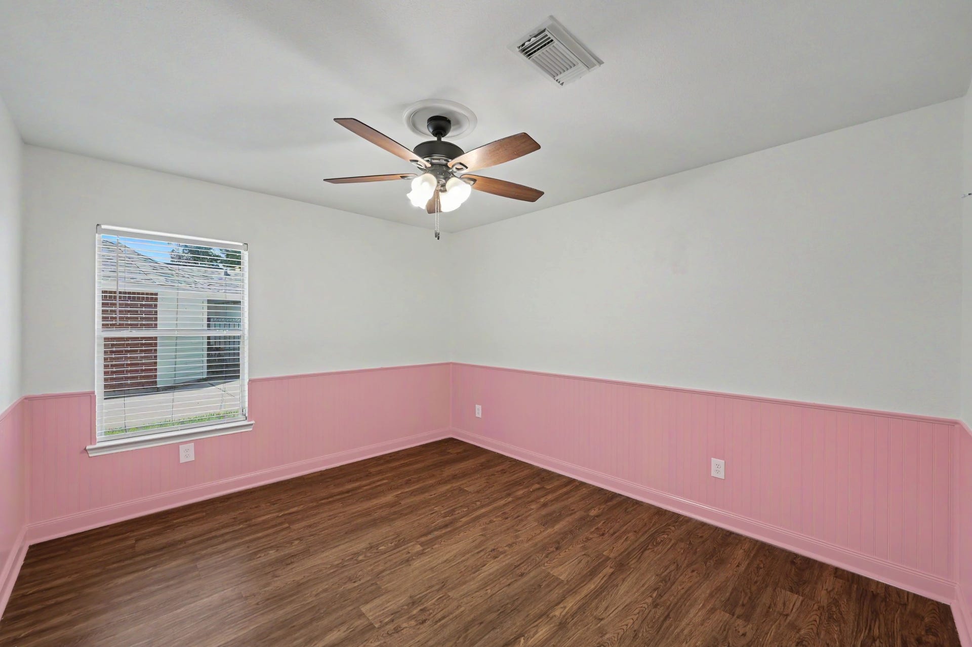 Say hello to secondary bedroom number 1 complete with a fan for those who like to sleep with one on.