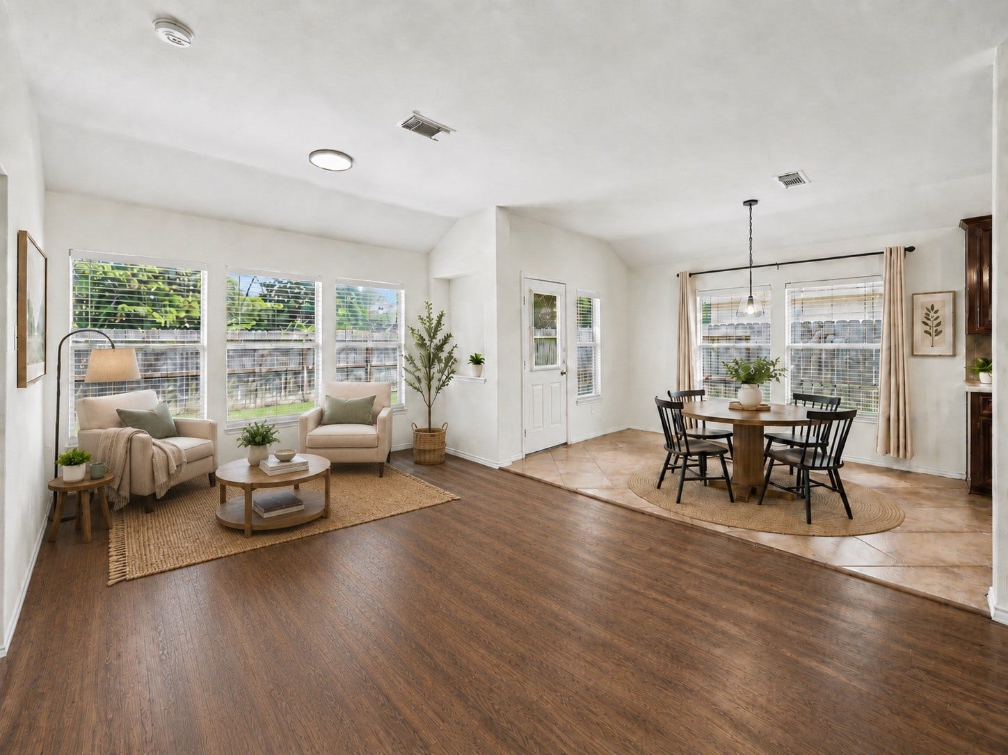 Here's another virtually staged version of what these spaces could look like.