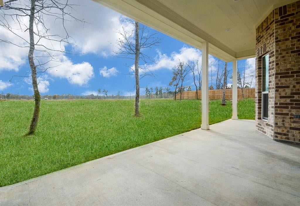 12328 N Chestnut Hills Drive, Conroe, TX 77303 Back Porch