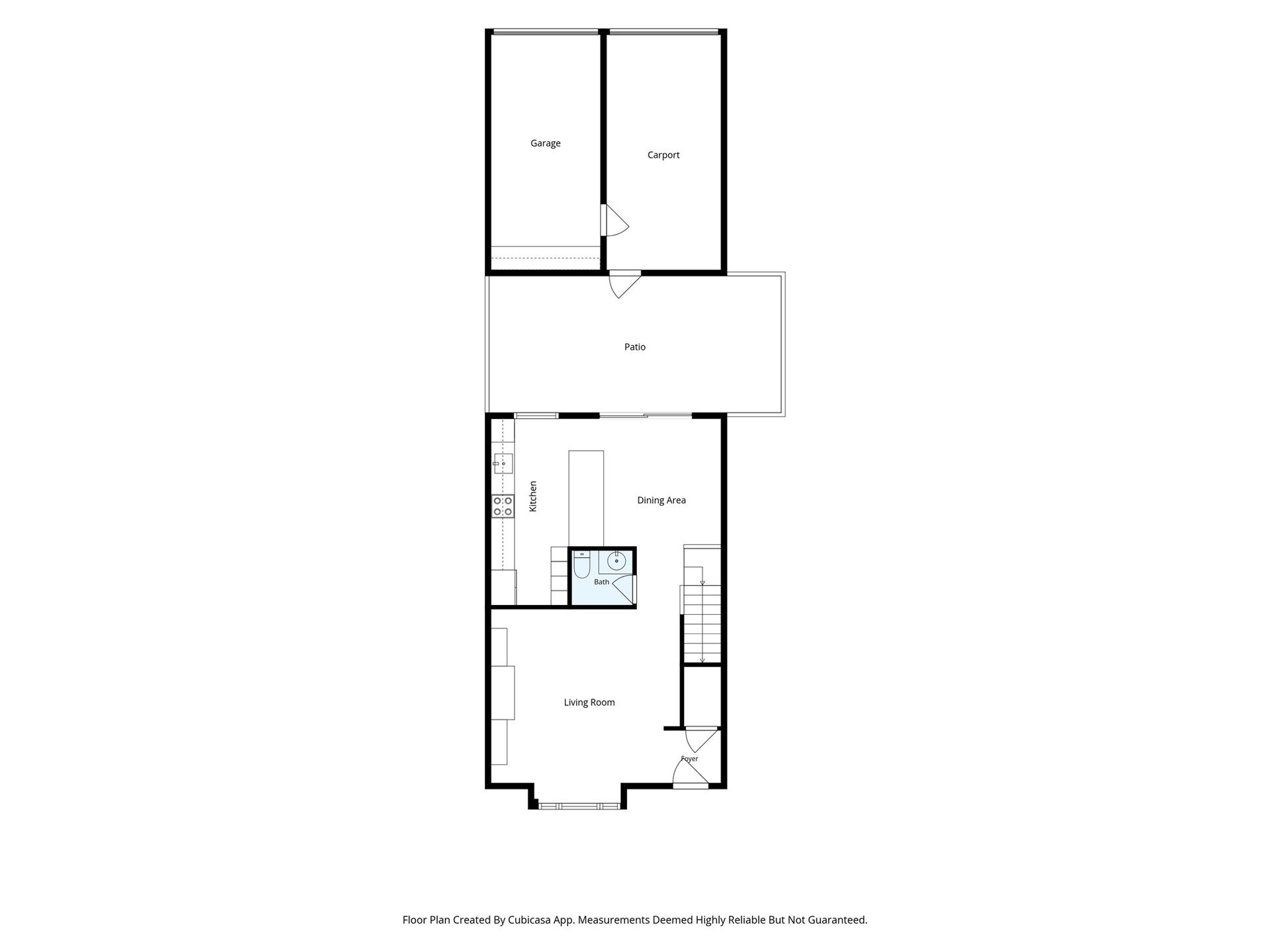 5879 Valley Forge Drive, #107, Houston, TX 77057 First Floor Plan