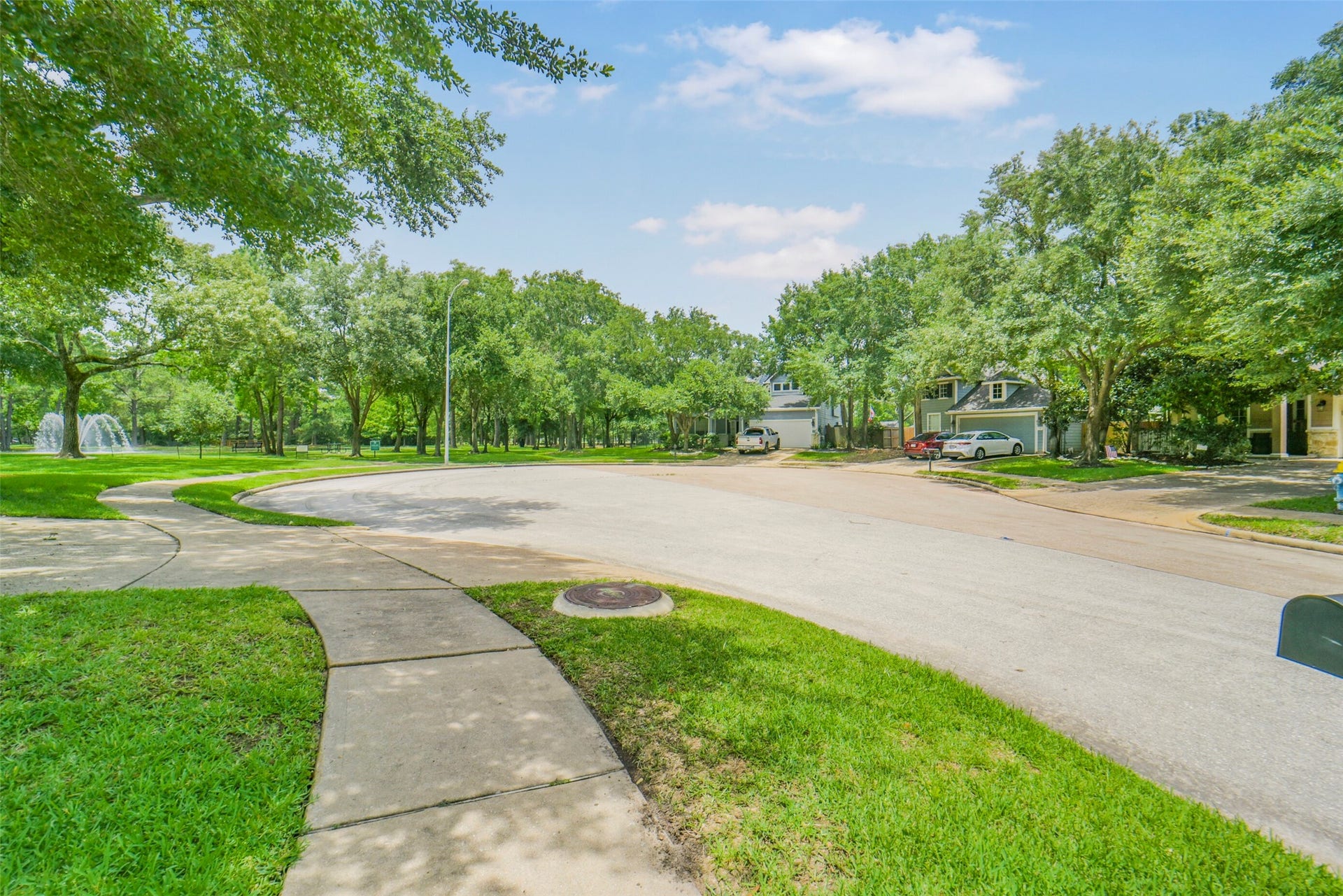 13023 Norstrum Falls Court, Cypress, TX 77429 Perfectly situated on a quiet cul-de-sac, this home is just a short, convenient walk away from the neighborhood amenities.