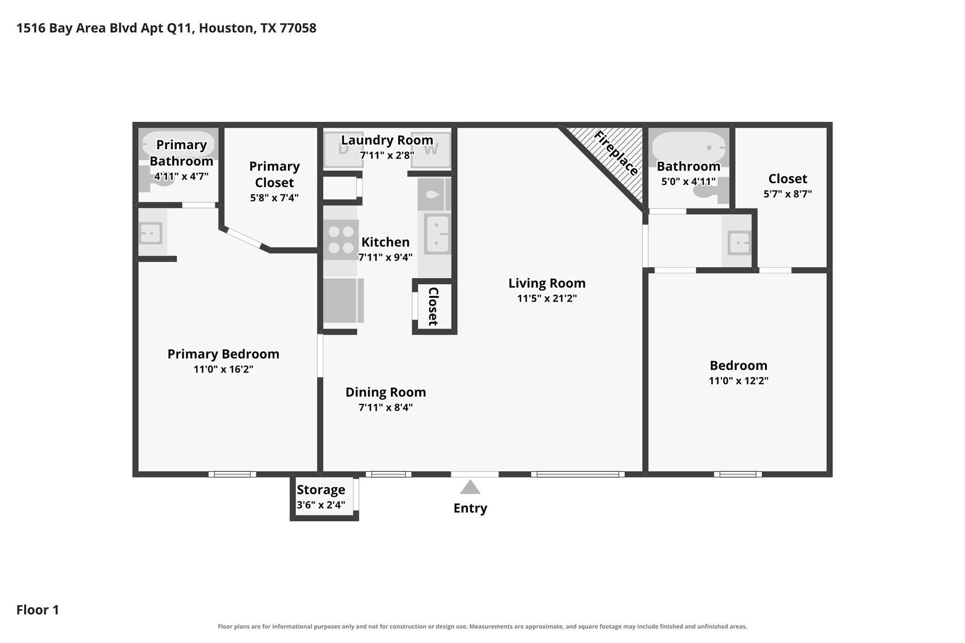 1516 Bay Area Boulevard, #Q11, Houston, TX 77058 1516 Bay Area Boulevard, #Q11, Houston, TX 77058