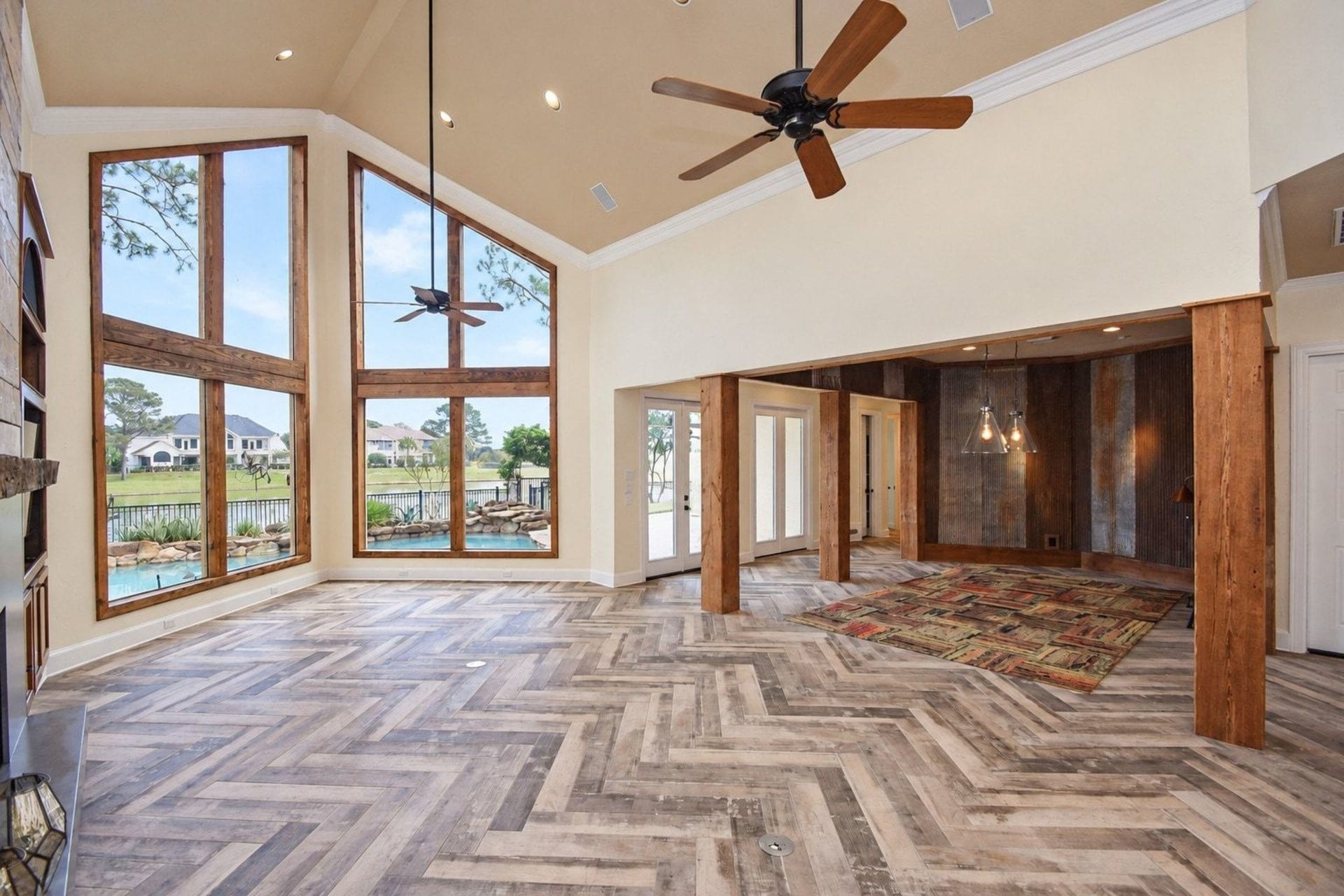 5206 Cedar Bend Creek, Houston, TX 77041 Open-concept floor plan showcasing the seamless transition between the living and dining areas!