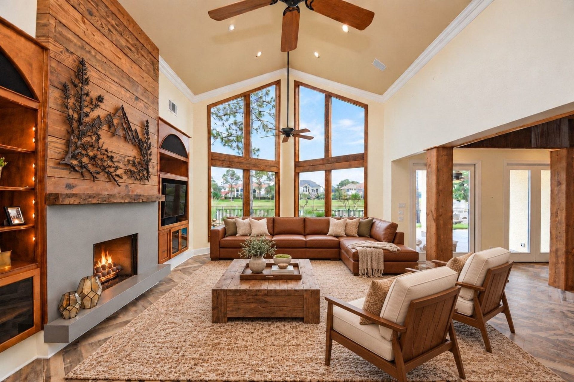 5206 Cedar Bend Creek, Houston, TX 77041 *virtually staged - The possibilities are endless in the amazing living room!