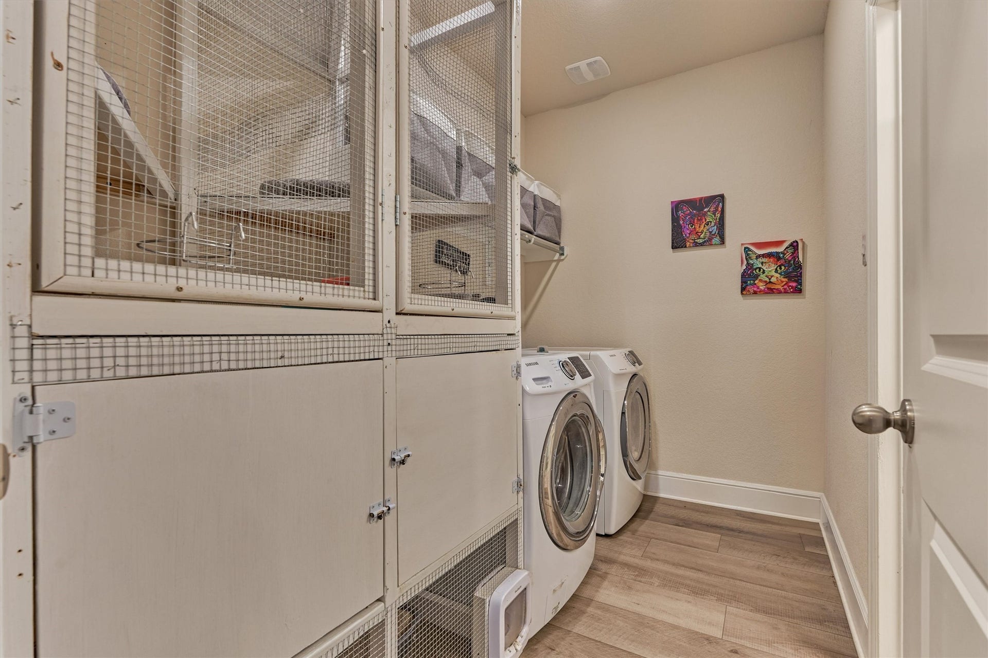 Laundry room.