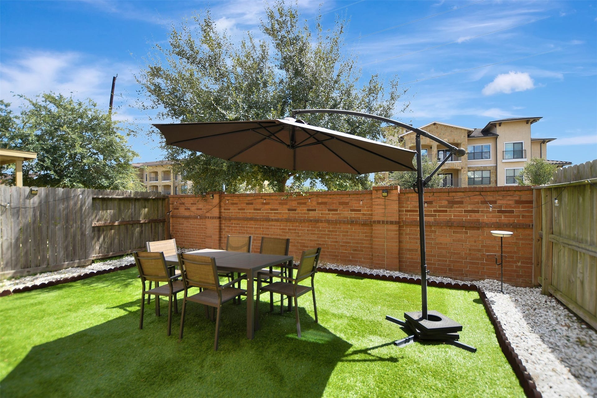12210 La Strada Street, Richmond, TX 77406 Artificial turf for your convenience.