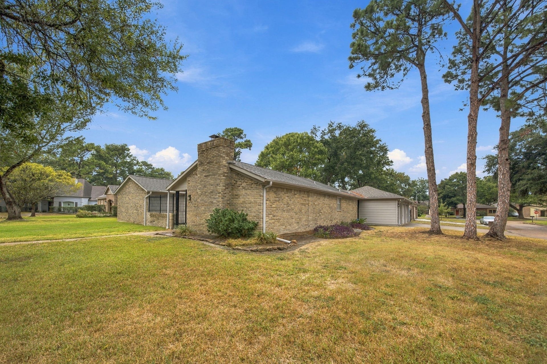 8902 Rocky Lane, Houston, TX 77040 All brick home on a corner lot.