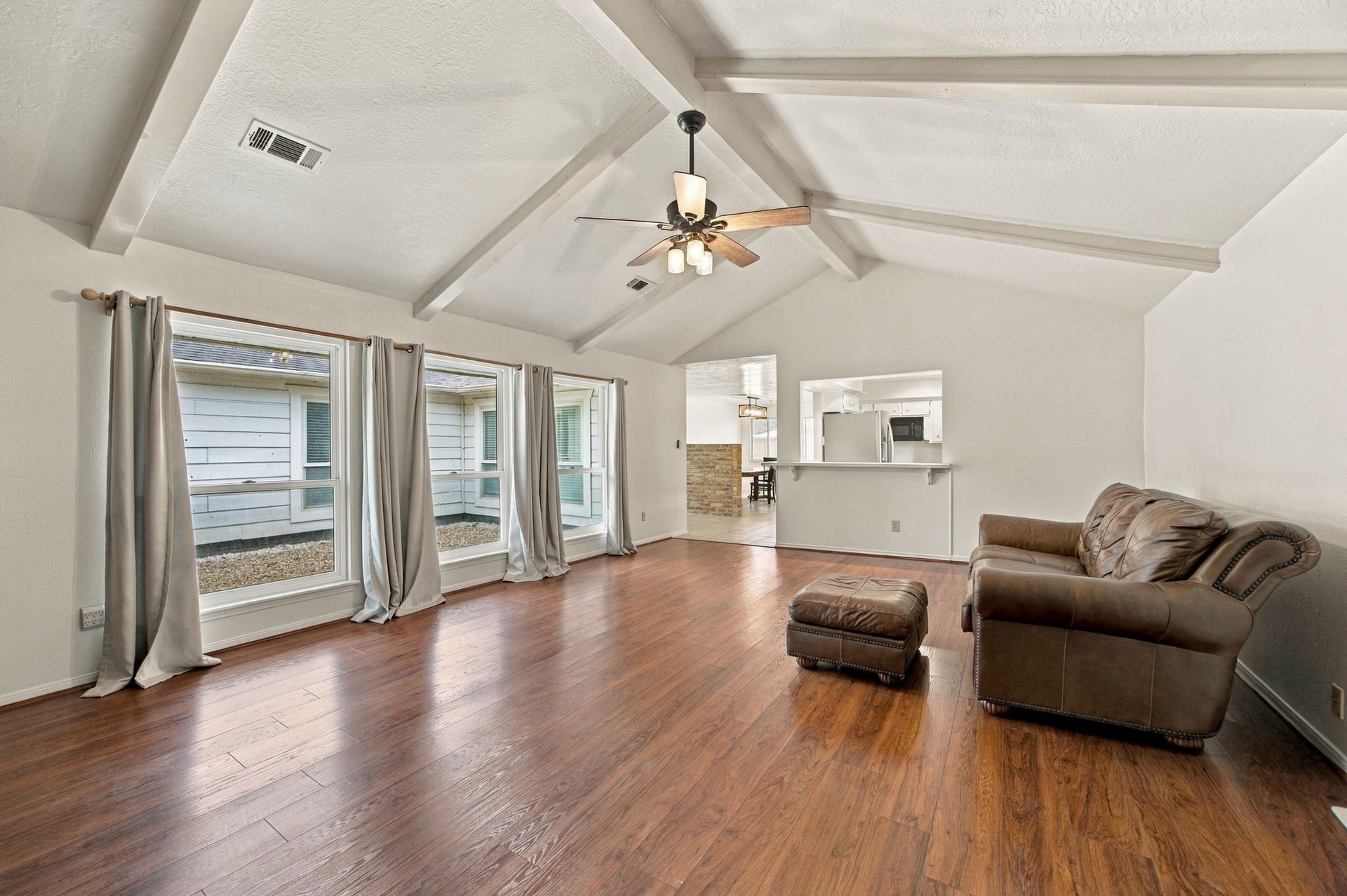 8902 Rocky Lane, Houston, TX 77040 No carpet in this house; makes for easy cleaning and easy on allergies.