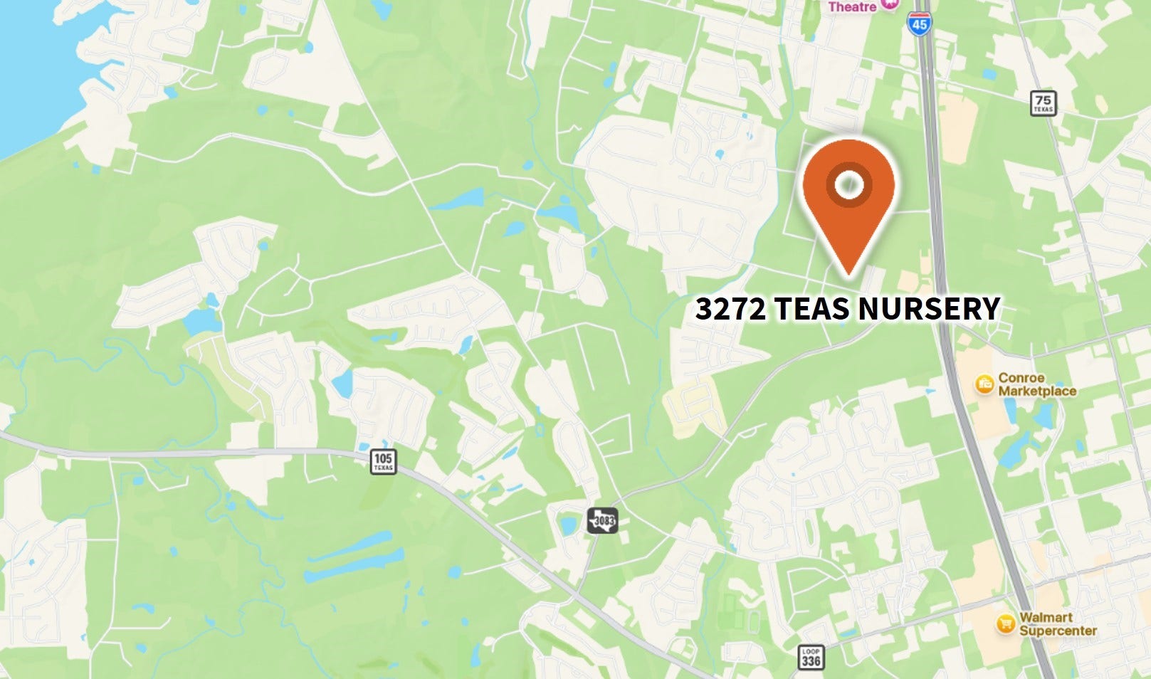 3272 Teas Nursery Road, Conroe, TX 77303 3272 Teas Nursery Road, Conroe, TX 77303