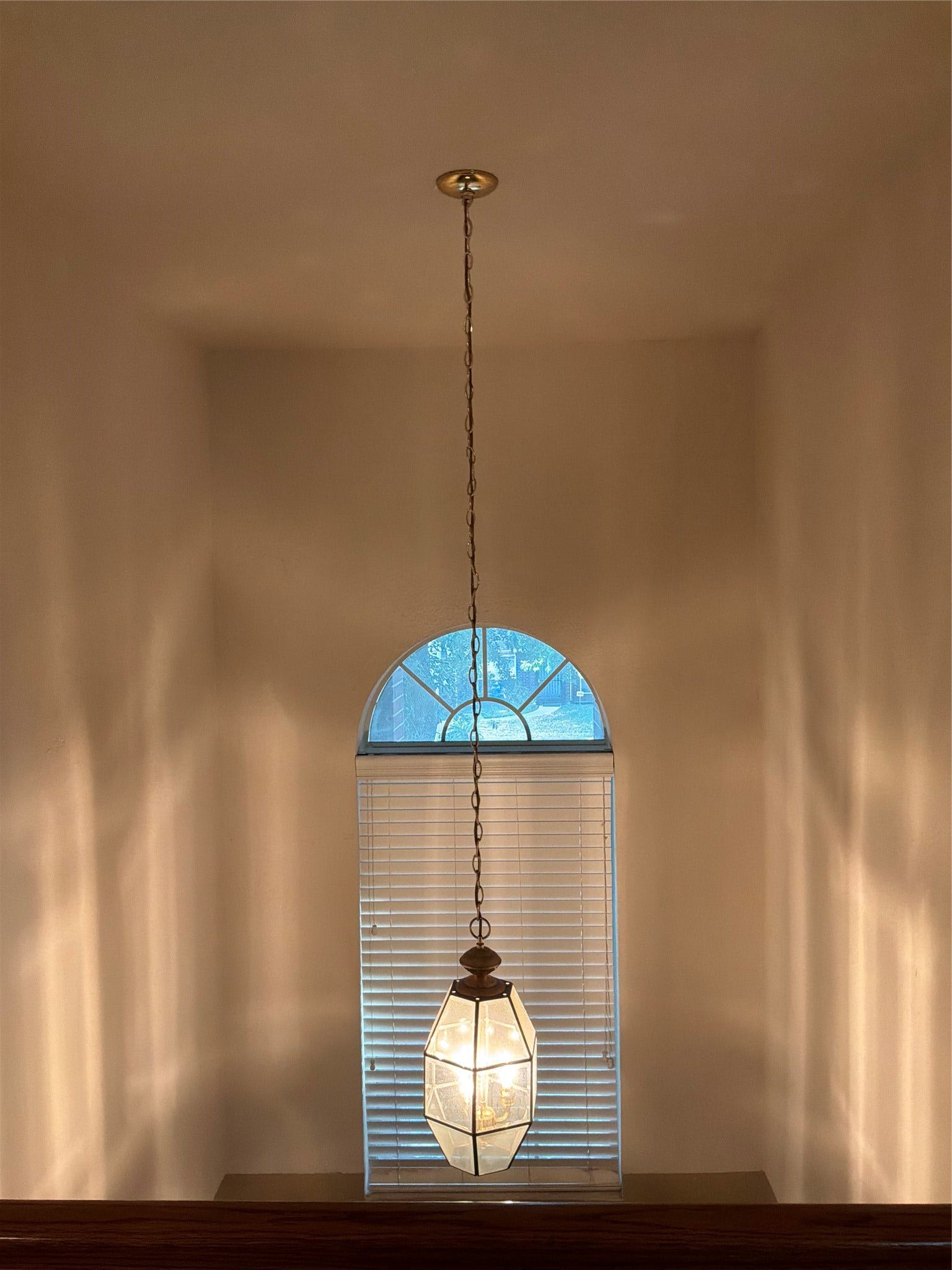 Entrance with high ceiling