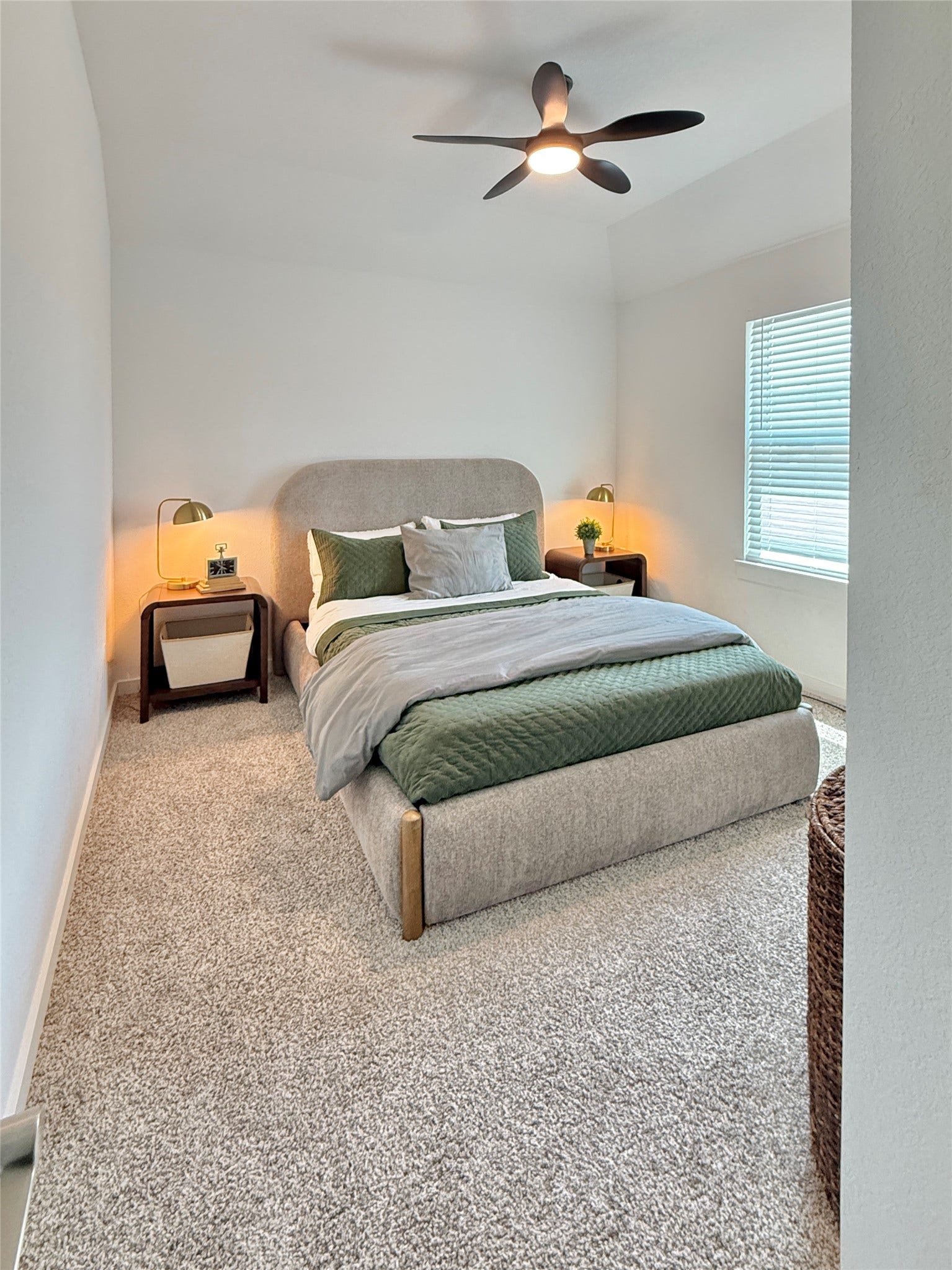 Another nice sized secondary bedroom upstairs
