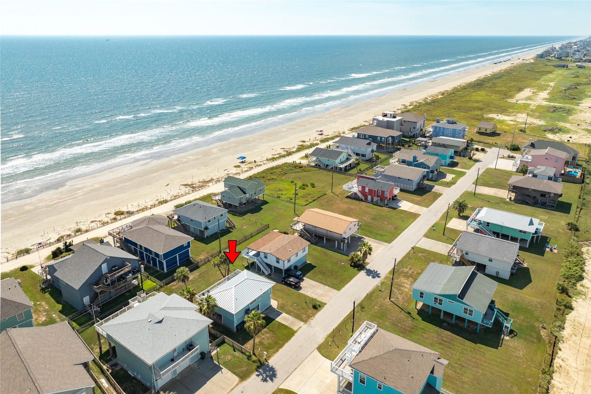 13103 John Reynolds Road, Galveston, TX 77554 Facing west.